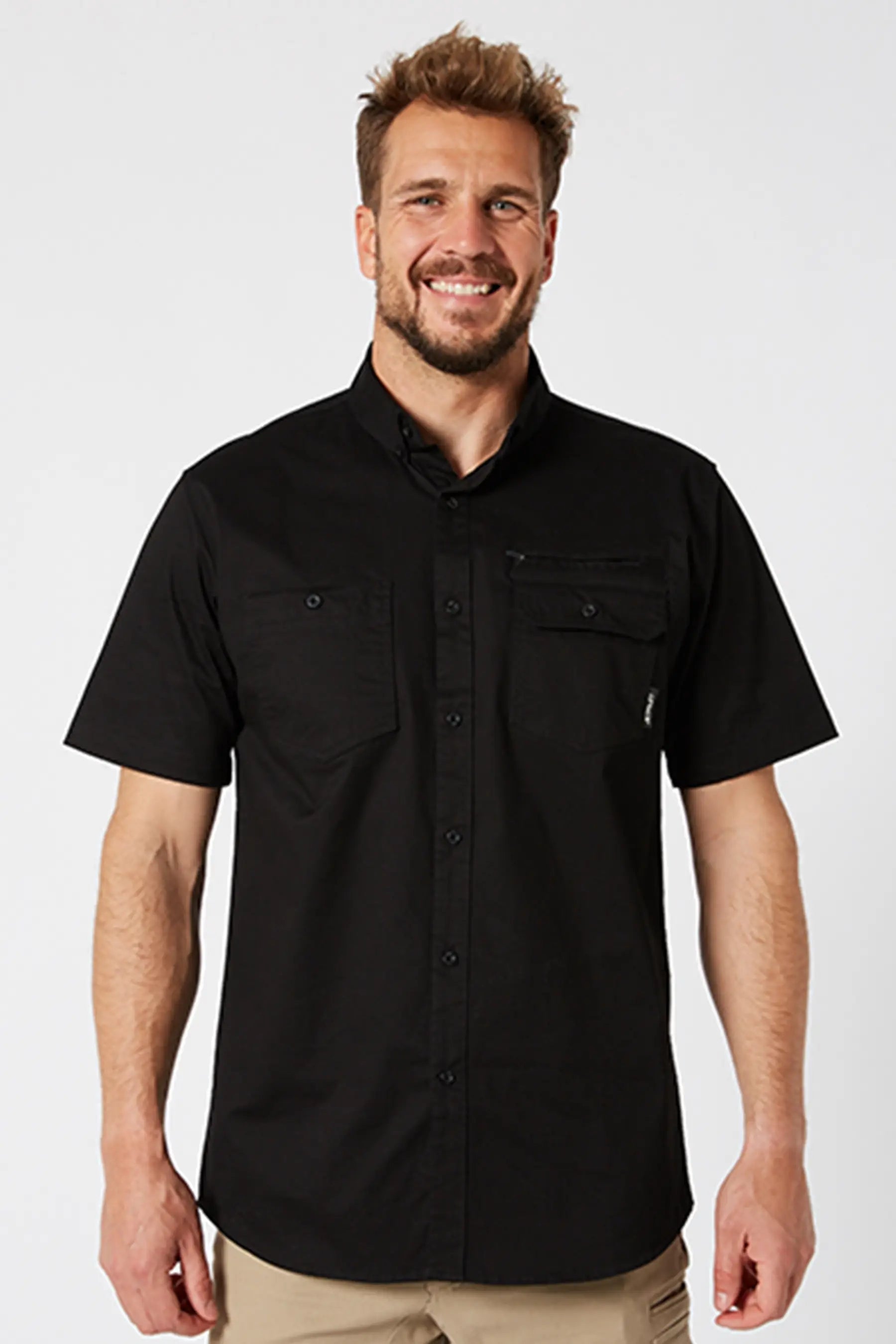Jetpilot Fueled Short Sleeve Shirt - Black — image 2