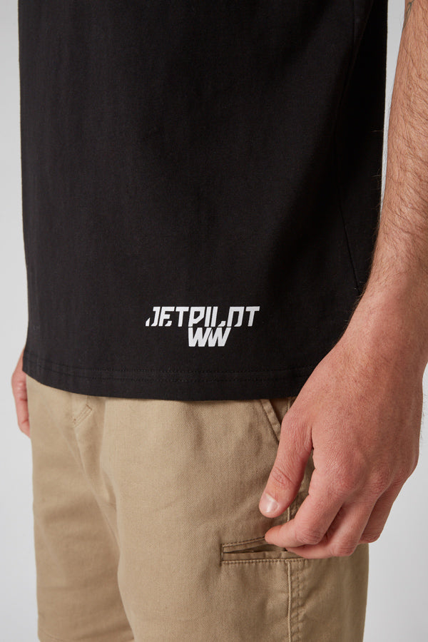 Jetpilot Fuel Low Hit Tee - Black