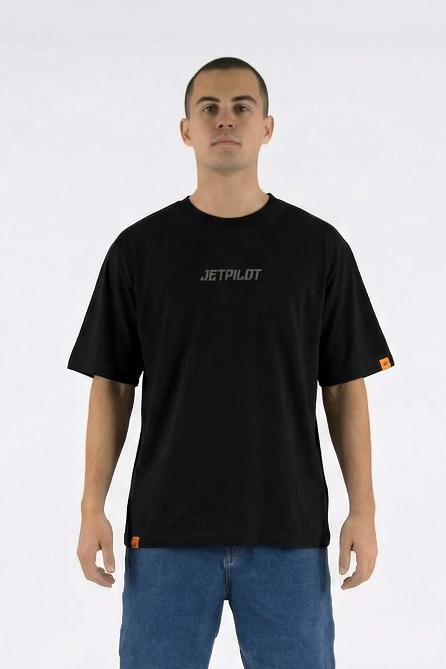Jetpilot Corp Unisex Tee - Black