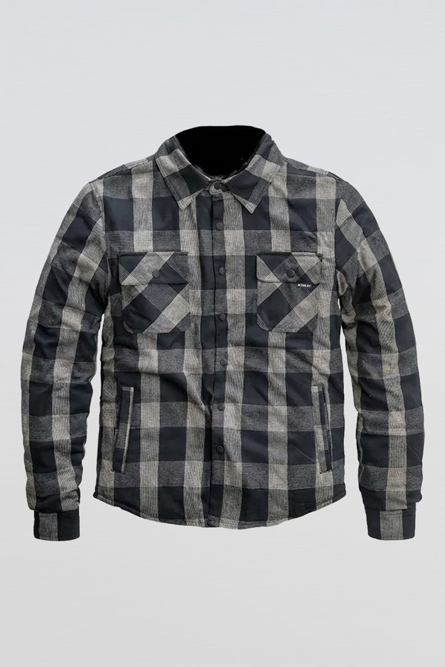Jetpilot Layered Flannel Jacket - Black - photo 3 — image 2