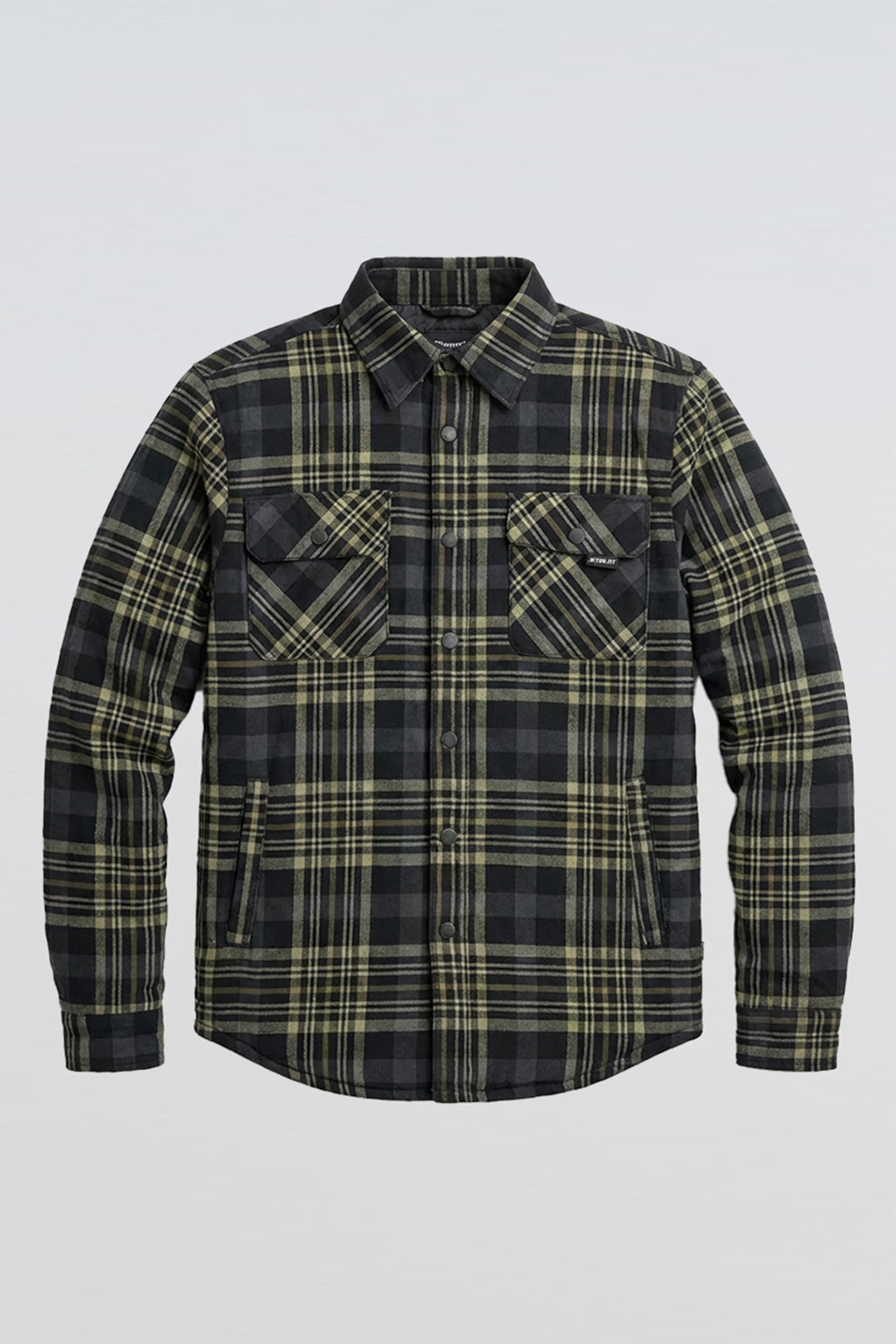 Jetpilot Layered Flannel Jacket - Grey - photo 3 — image 2