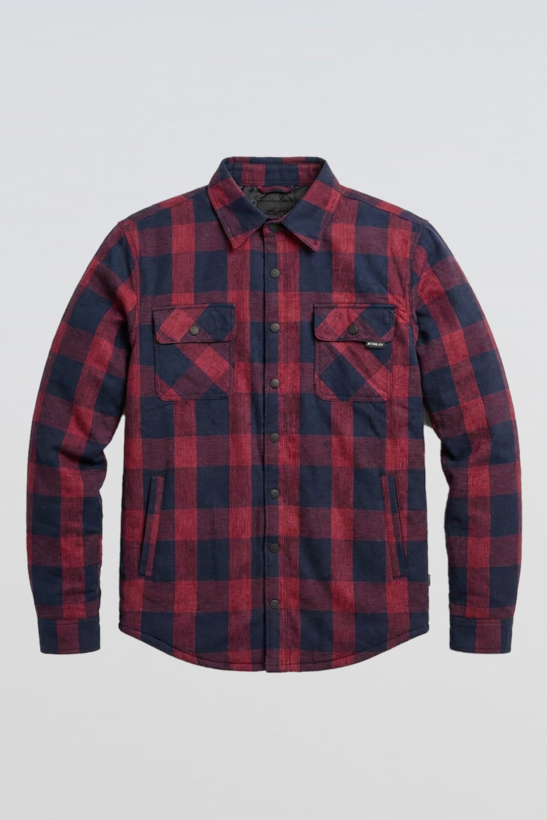 Jetpilot Layered Flannel Jacket - Red - photo 3 — image 2