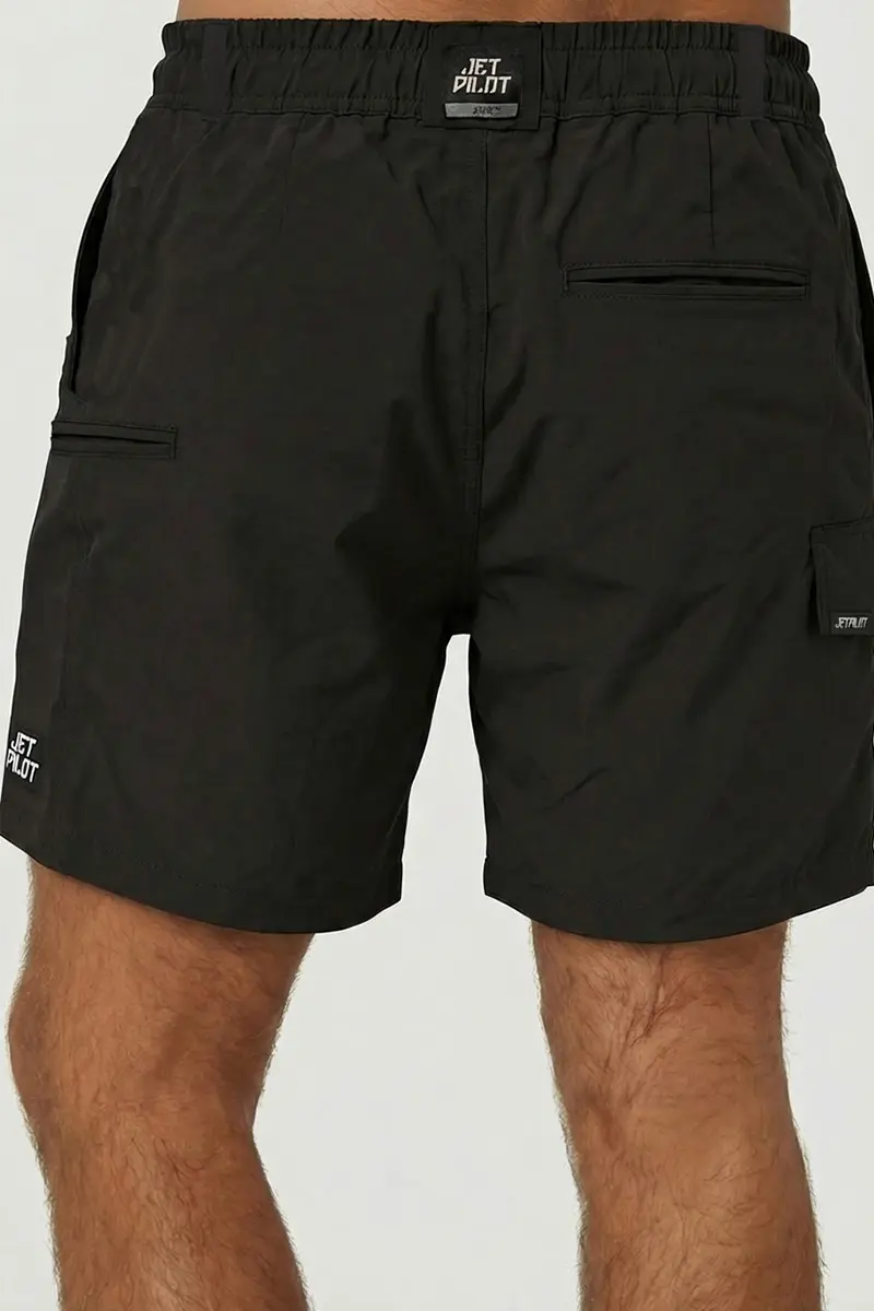 Jet-Lite 15' Elastic Waist Walkshort - Black