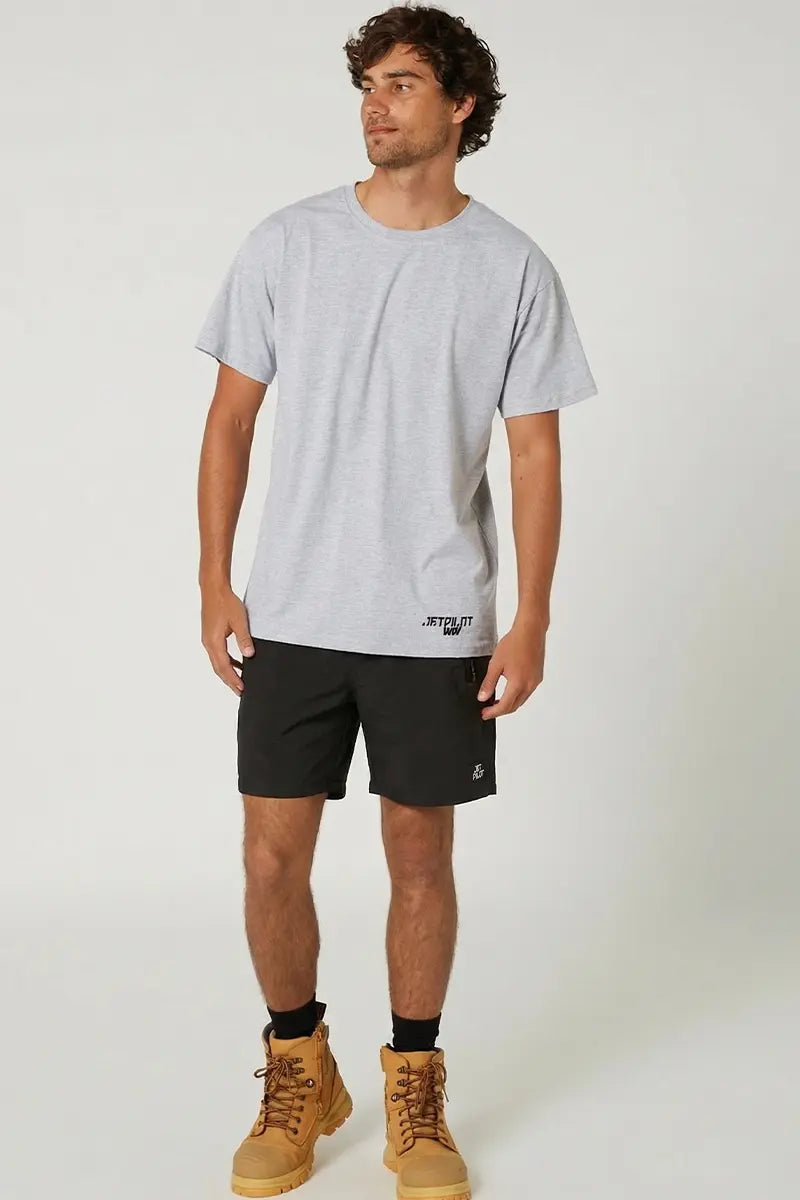 Jet-Lite 15' Elastic Waist Walkshort - Black