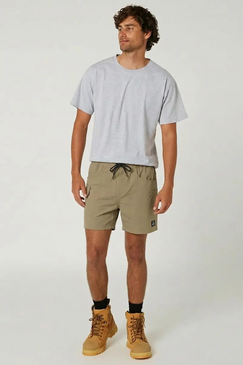Jet-Lite 15' Elastic Waist Walkshort - Khaki