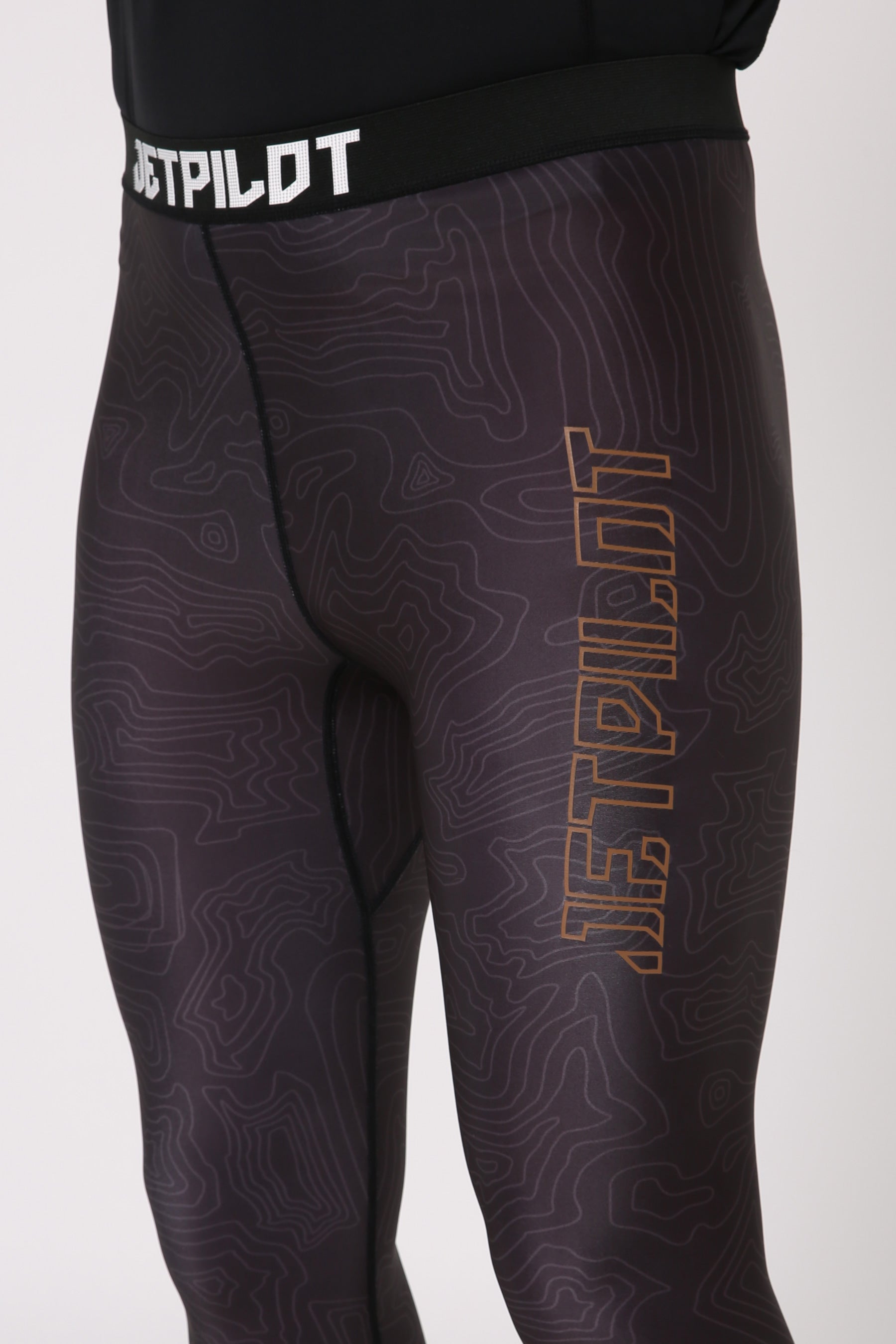 Jetpilot Mens Rashie Leggings - Black