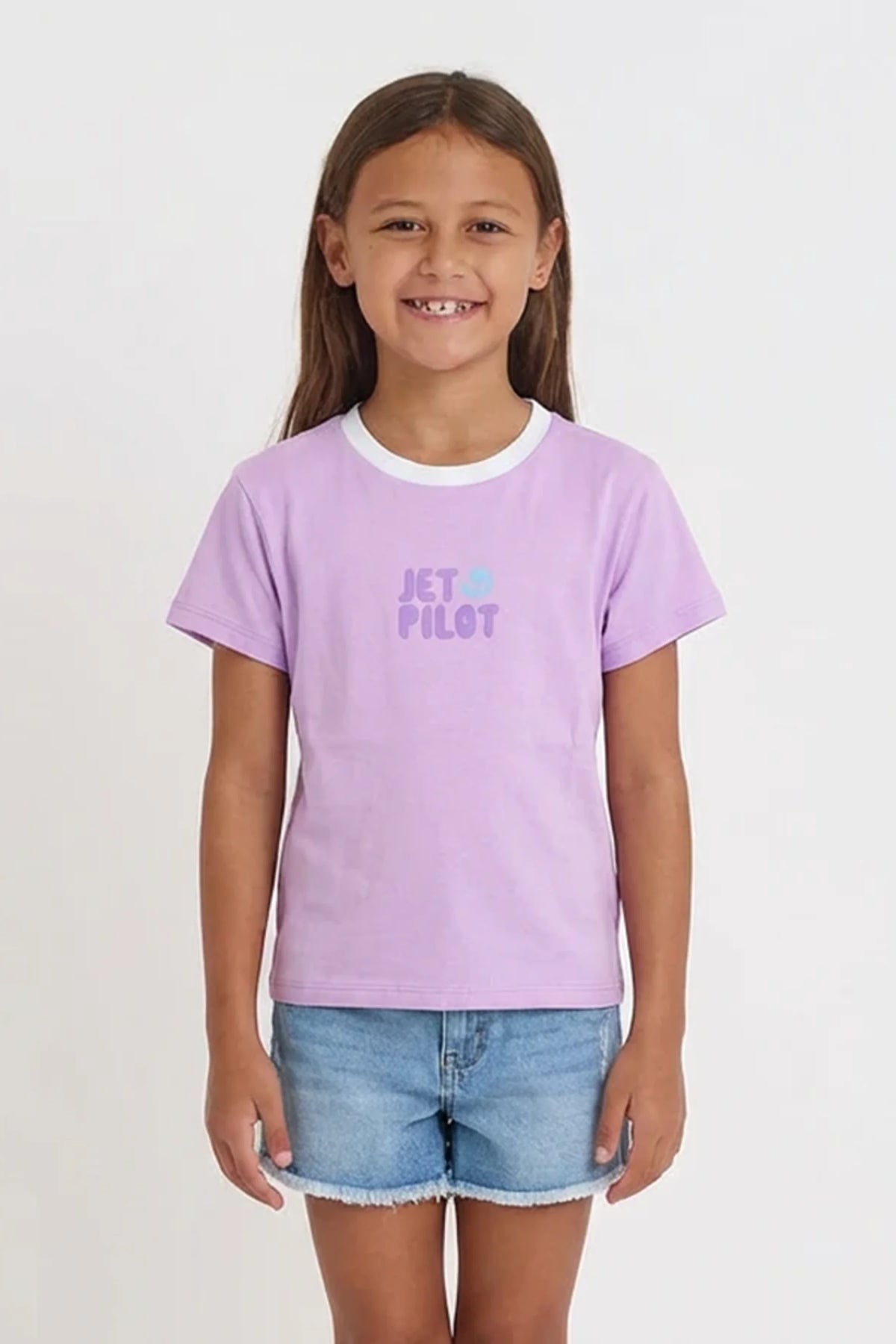 Jetpilot Youth Girls Fun Club Tee - Purple