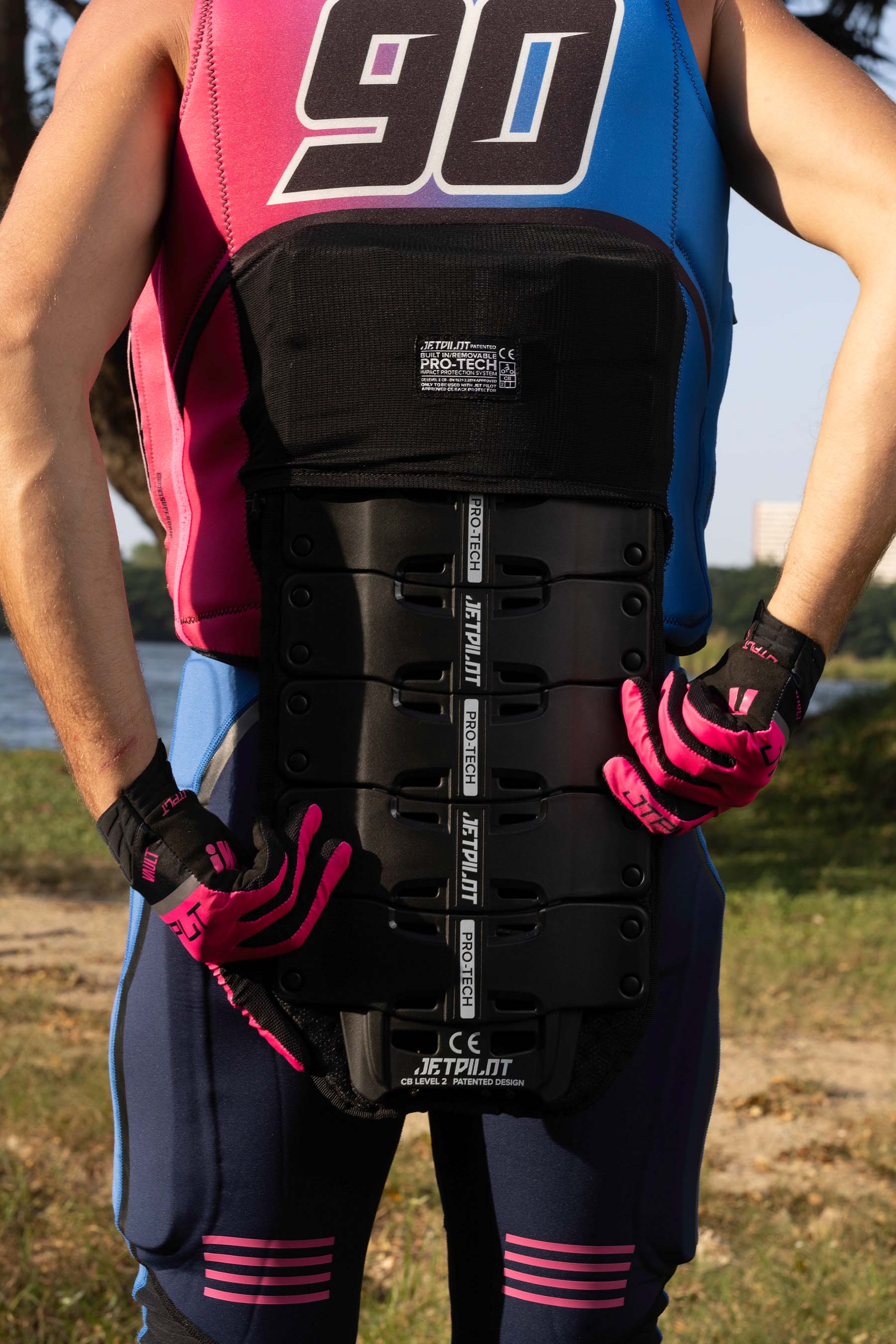 Jetpilot Vault Pro-Tech Side Entry Life Jacket - Blue