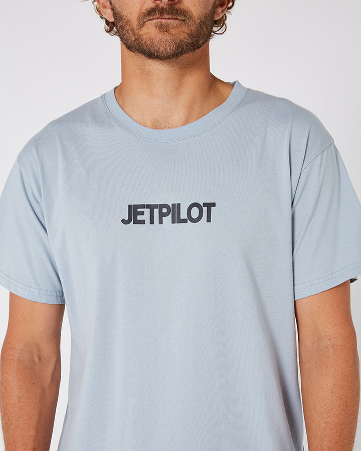 Jetpilot Limits Mens S/S Tee - Grey Lifestyle 5