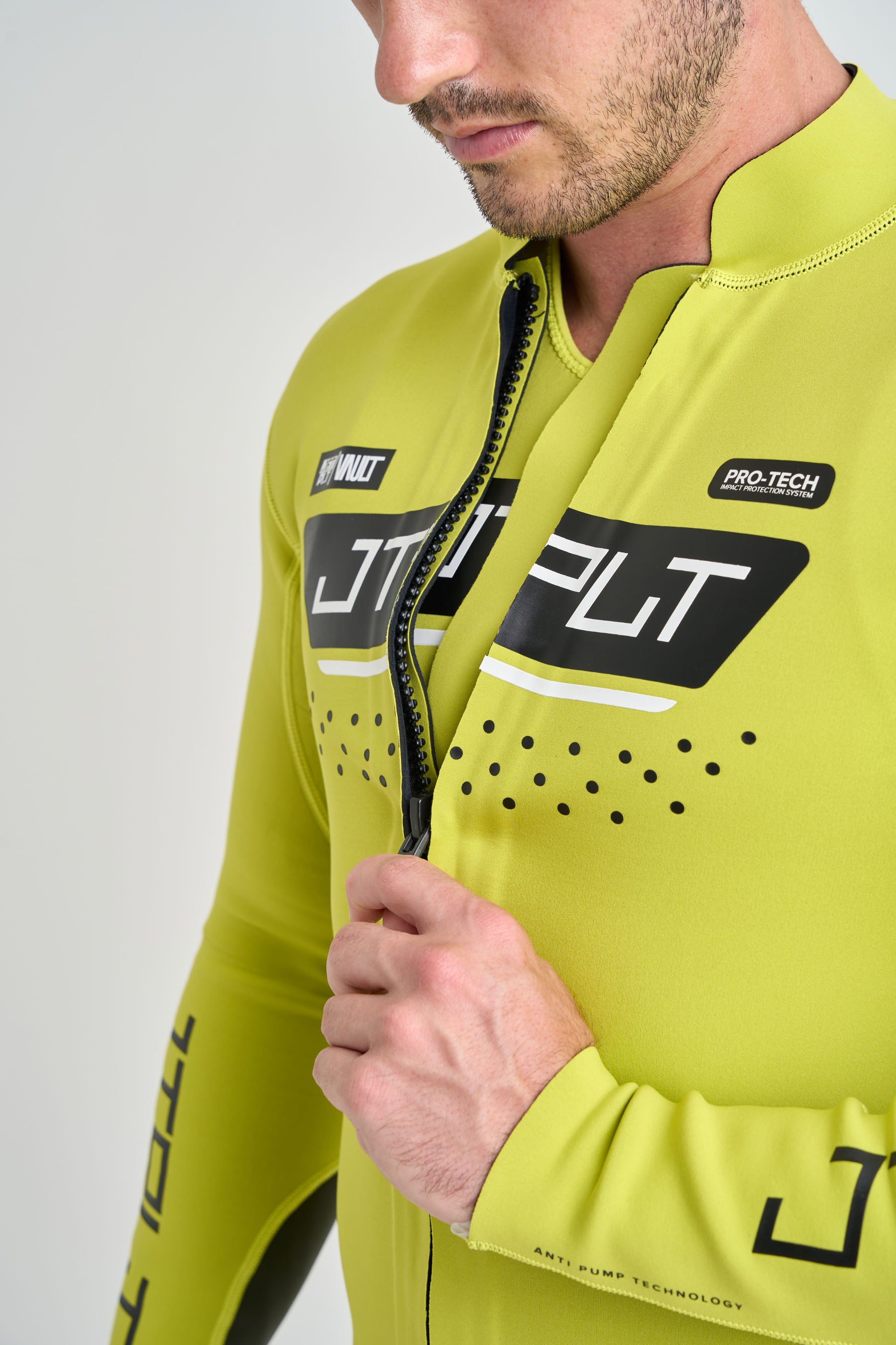 Jetpilot Vault Mens Race Jacket - Yellow