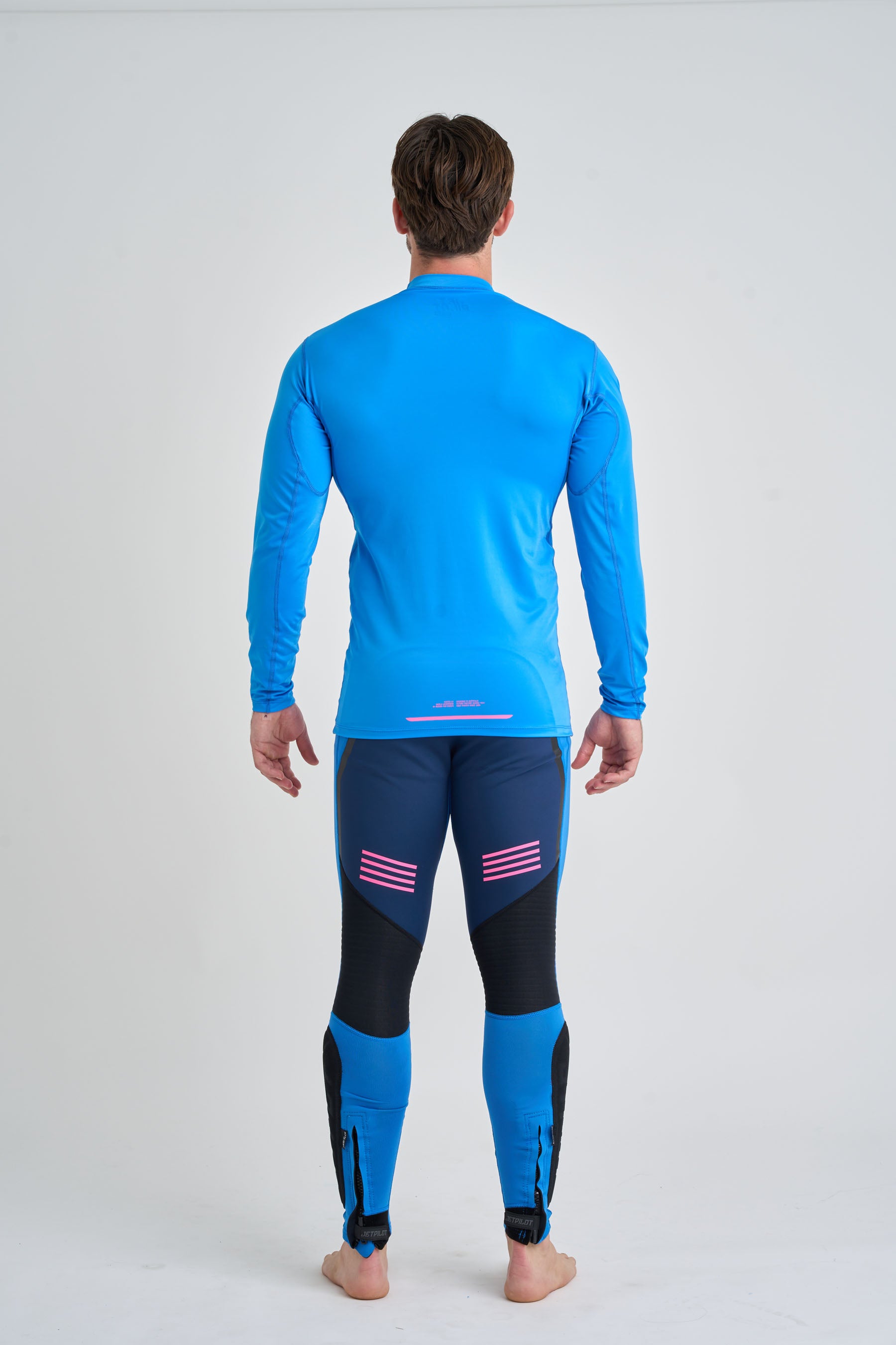 Jetpilot Vault Mens Long Sleeve Rashie - Blue - photo 3 — image 2