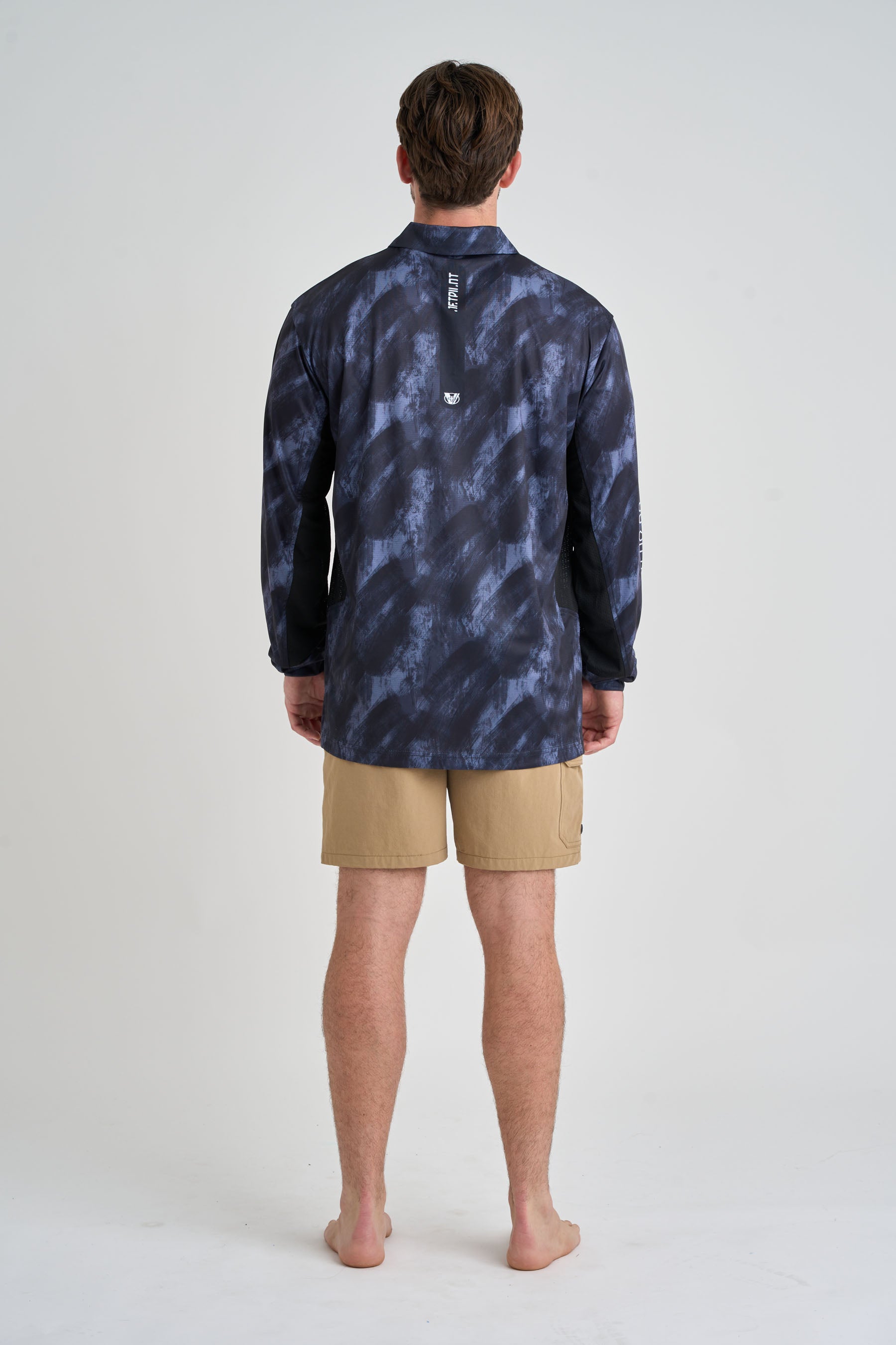 Jetpilot Venture Long Sleeve Fishing Polo - Black 3
