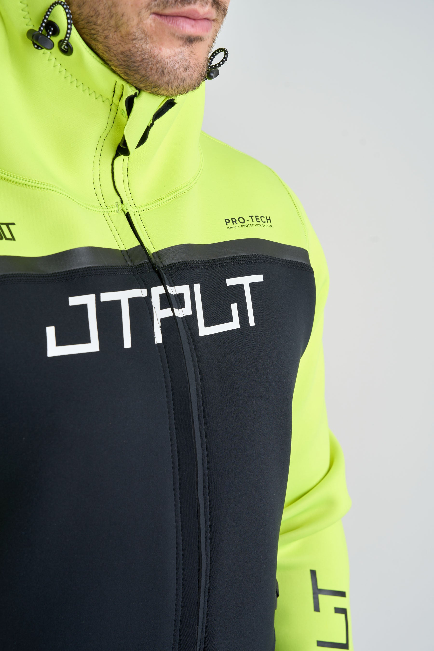 Jetpilot Vault Mens Tour Coat - Black/Yellow 5