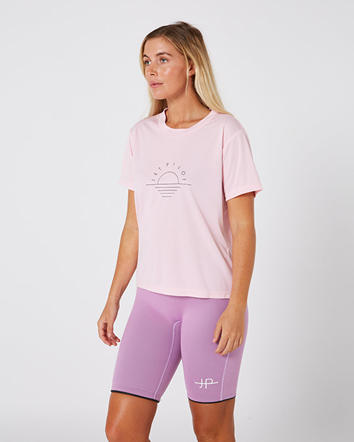 Jetpilot Pacer Dri Fit Ladies Tee - Pink