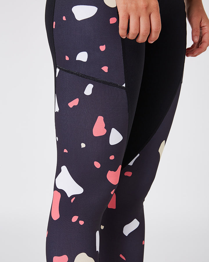 Jetpilot Pacer Quartz Ladies Leggings - Black Lifestyle 1