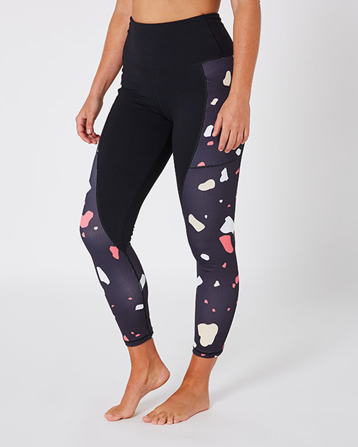 Jetpilot Pacer Quartz Ladies Leggings - Black Lifestyle 6