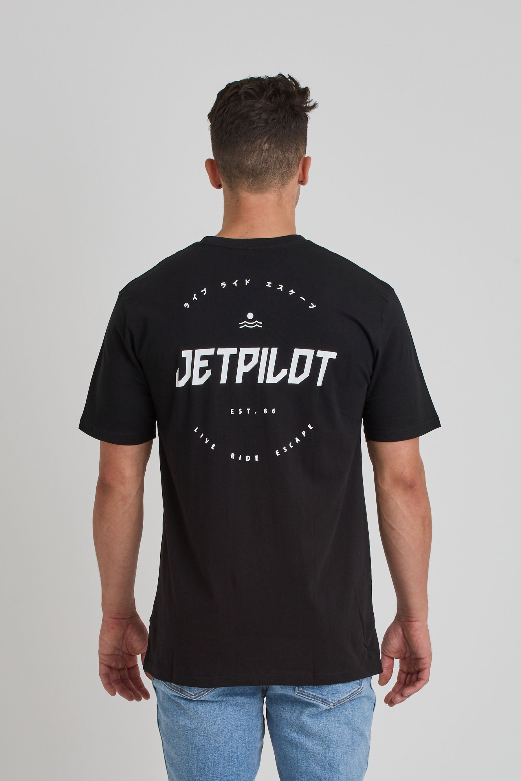 Jetpilot Est Mens Tee - Black