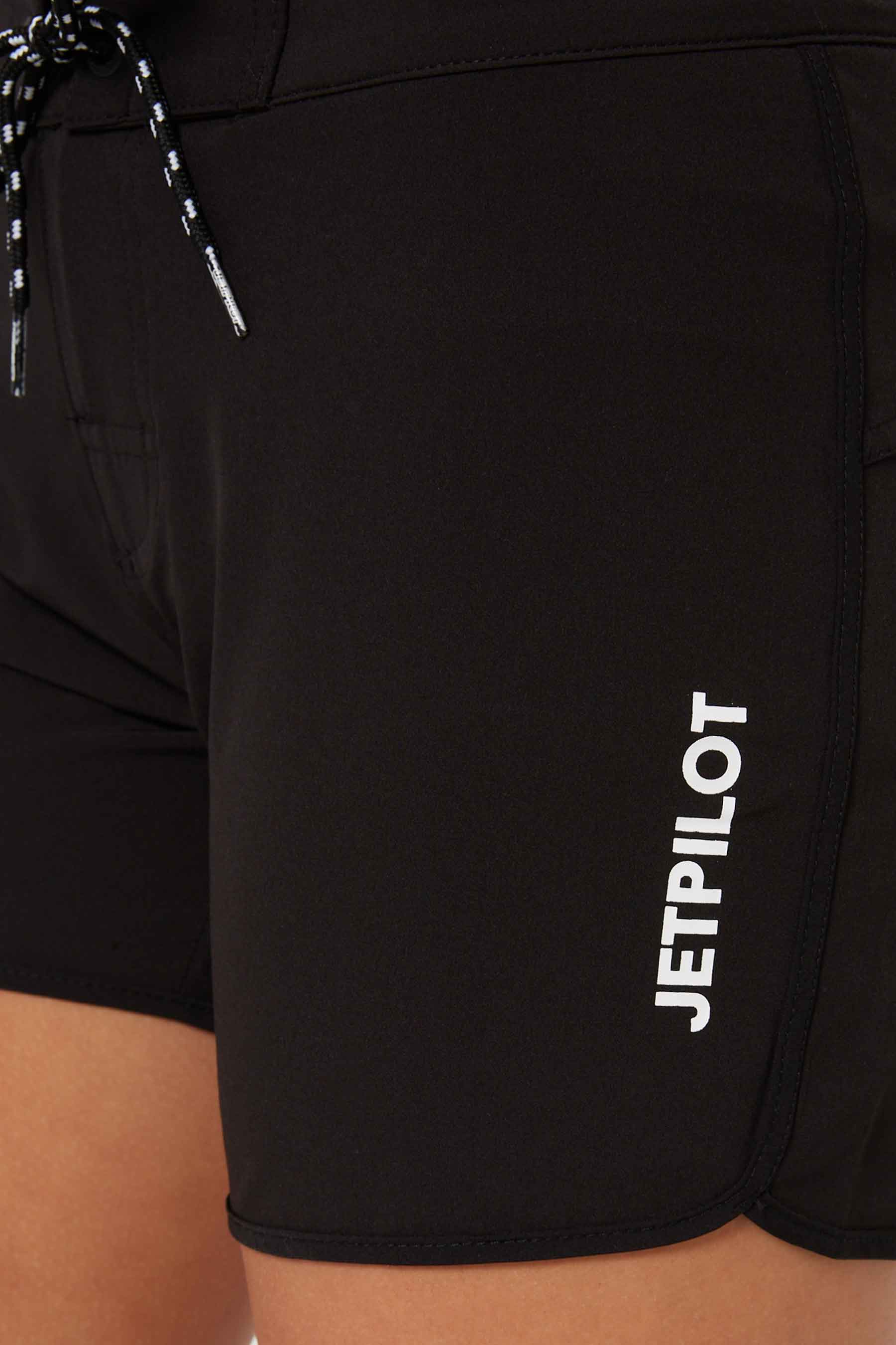 Jetpilot Corp Ladies 5" Rideshort - Black