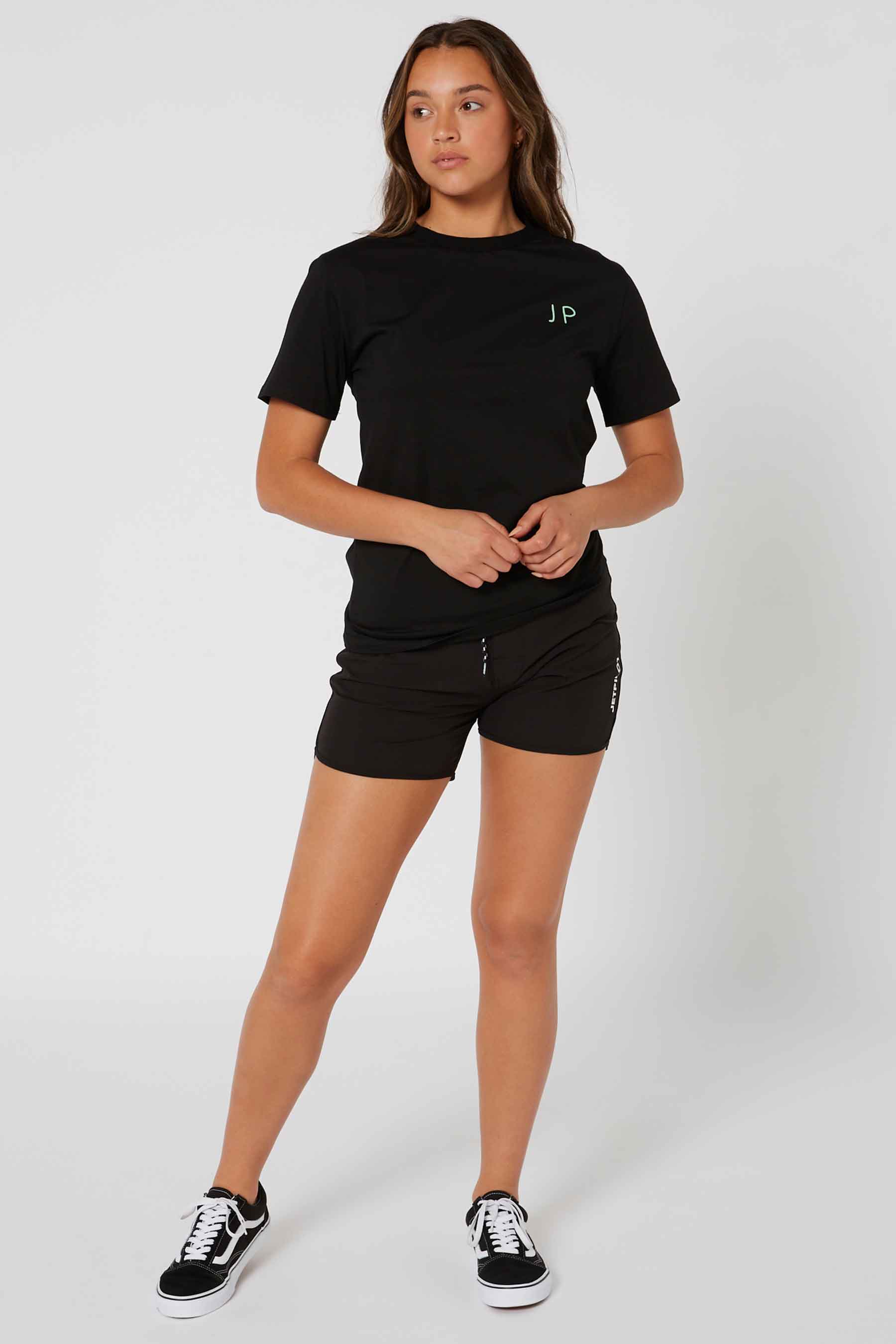 Jetpilot Corp Ladies 5" Rideshort - Black