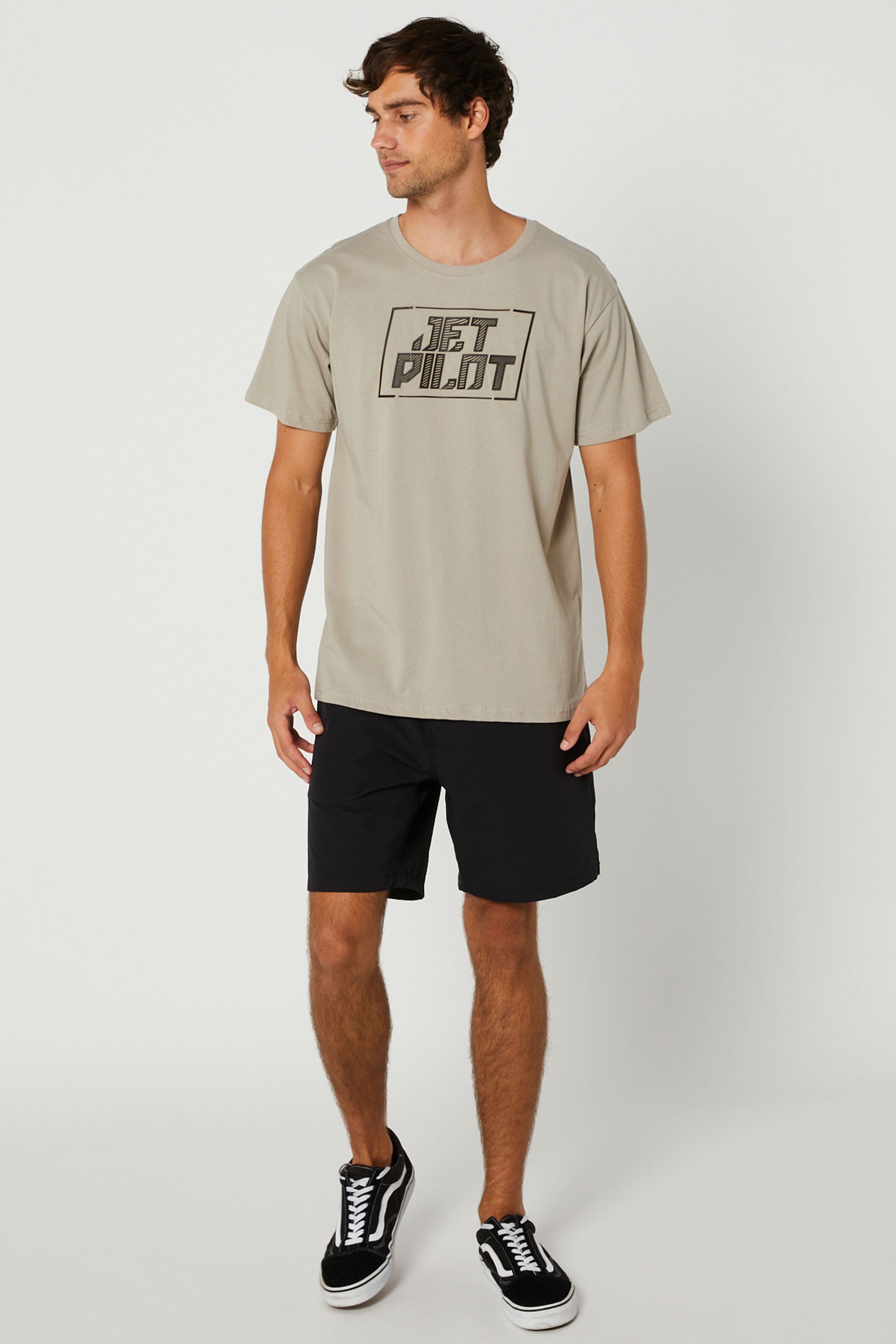 Corp Mens SS T-Shirt Warm Grey