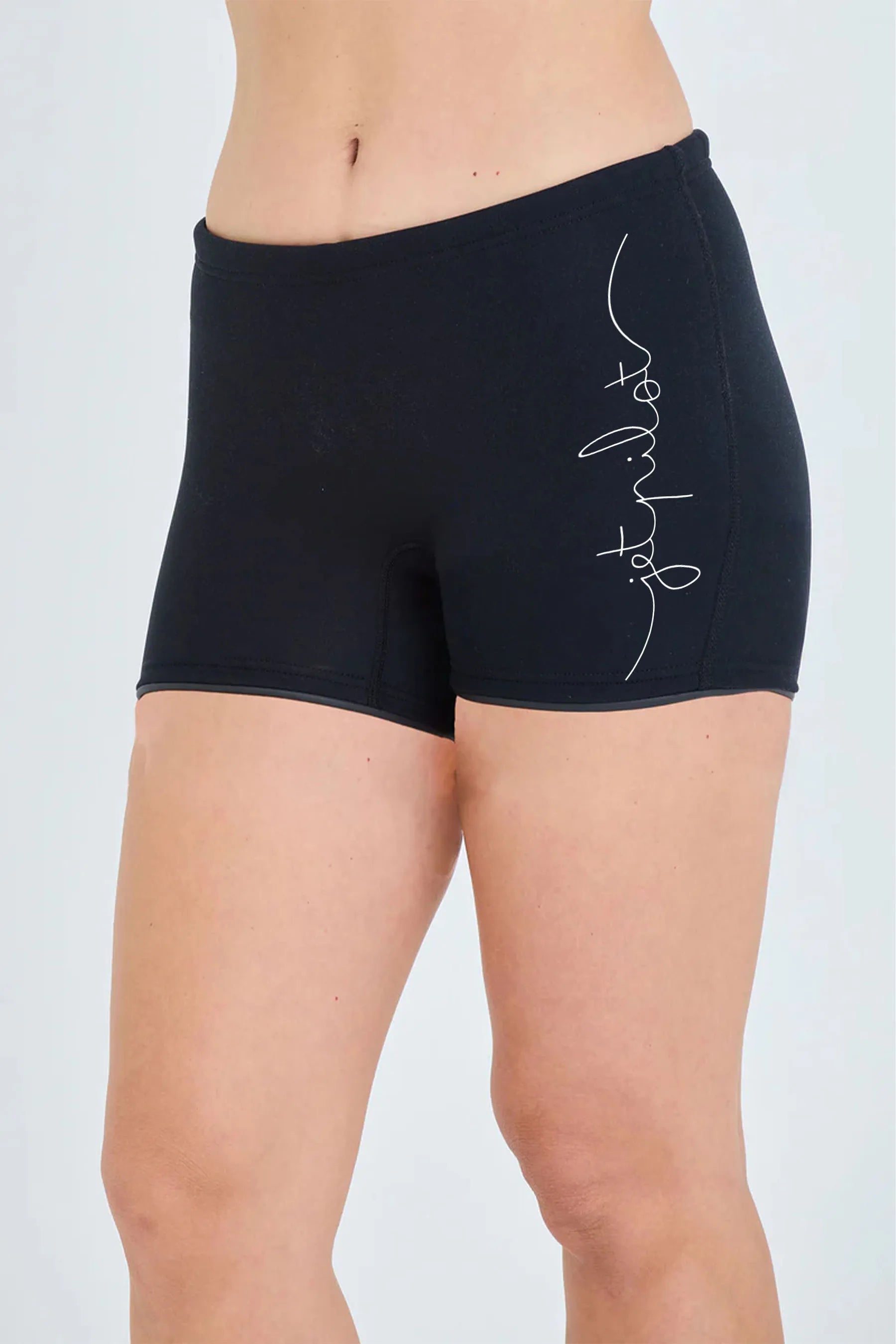 Jetpilot Pacer Ladies 2.5" Neo Shorts - Black