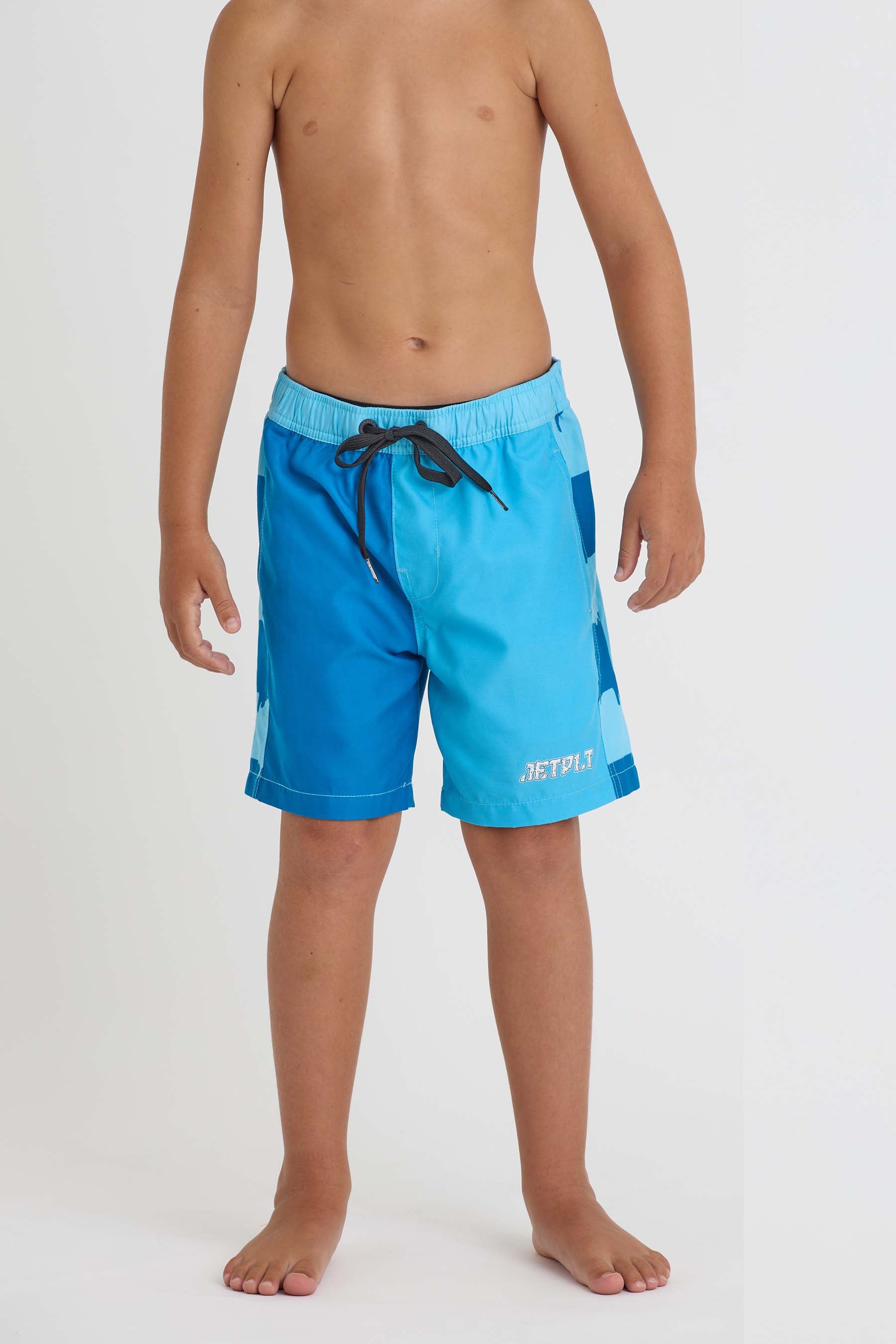 S24400 Jetpilot Slime Monster Yth Boardshorts - Blue - 1