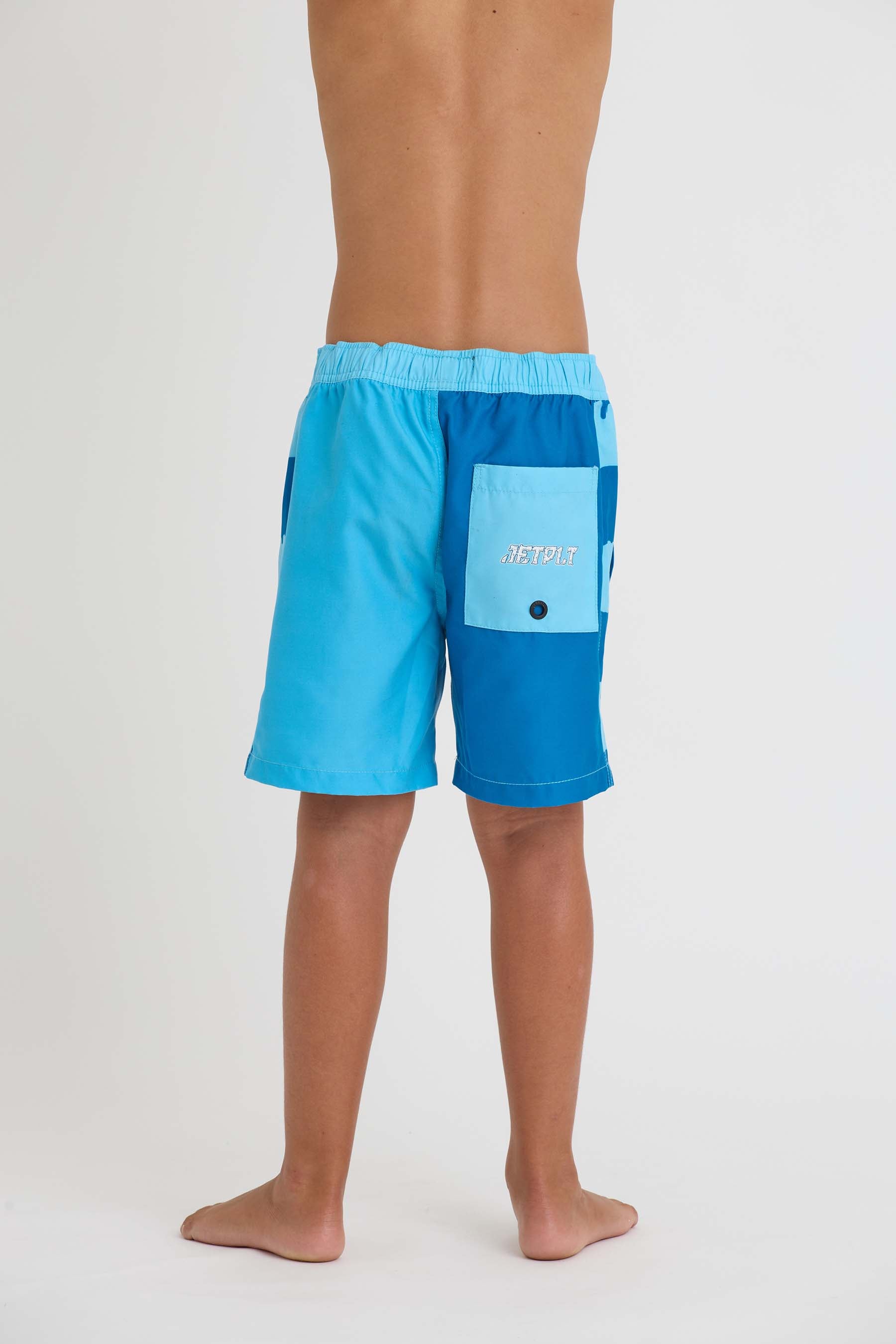 S24400 Jetpilot Slime Monster Yth Boardshorts - Blue - 3