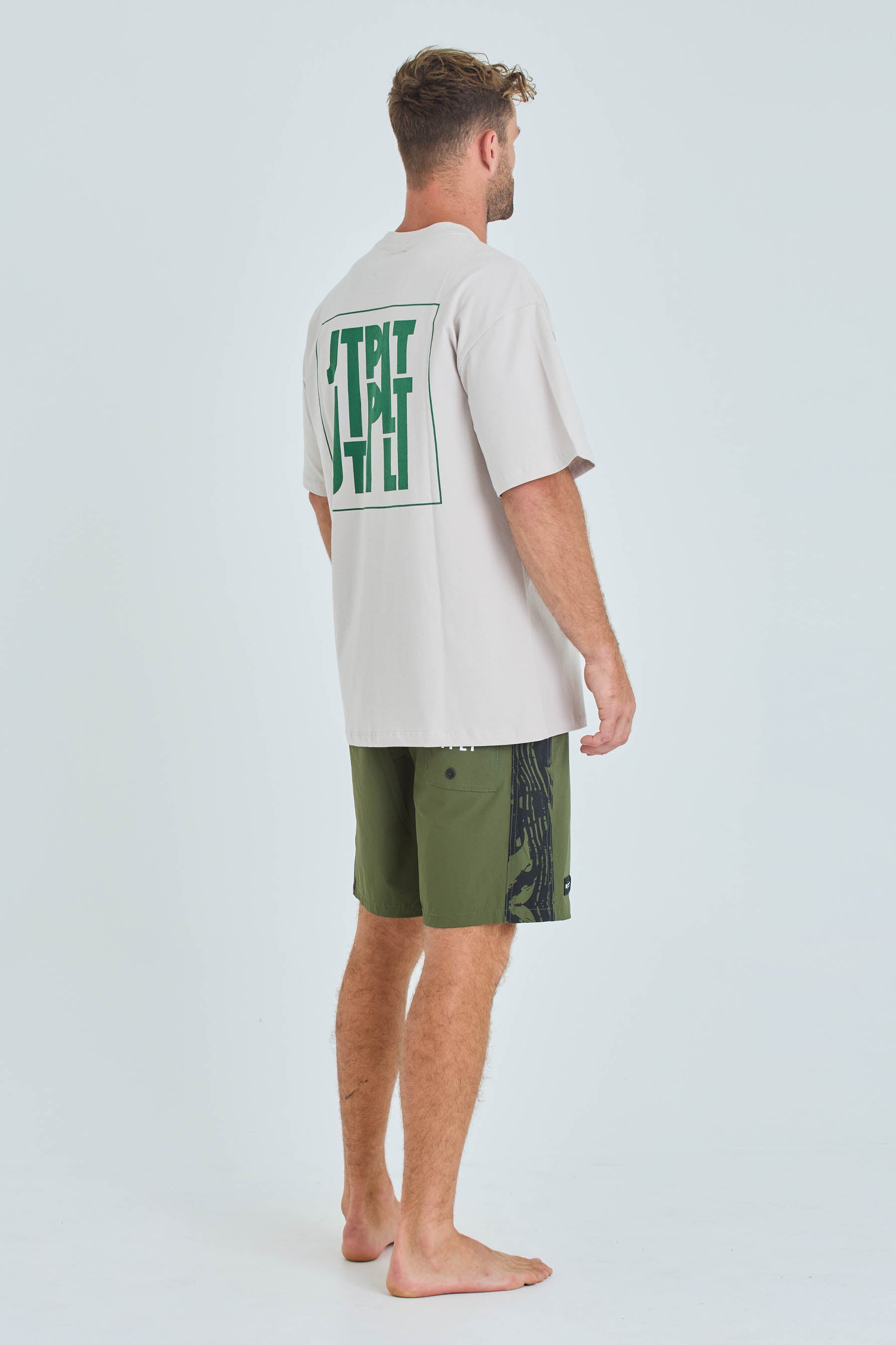 S24601 Jetpilot Stacked SS Tee - Cement - 2