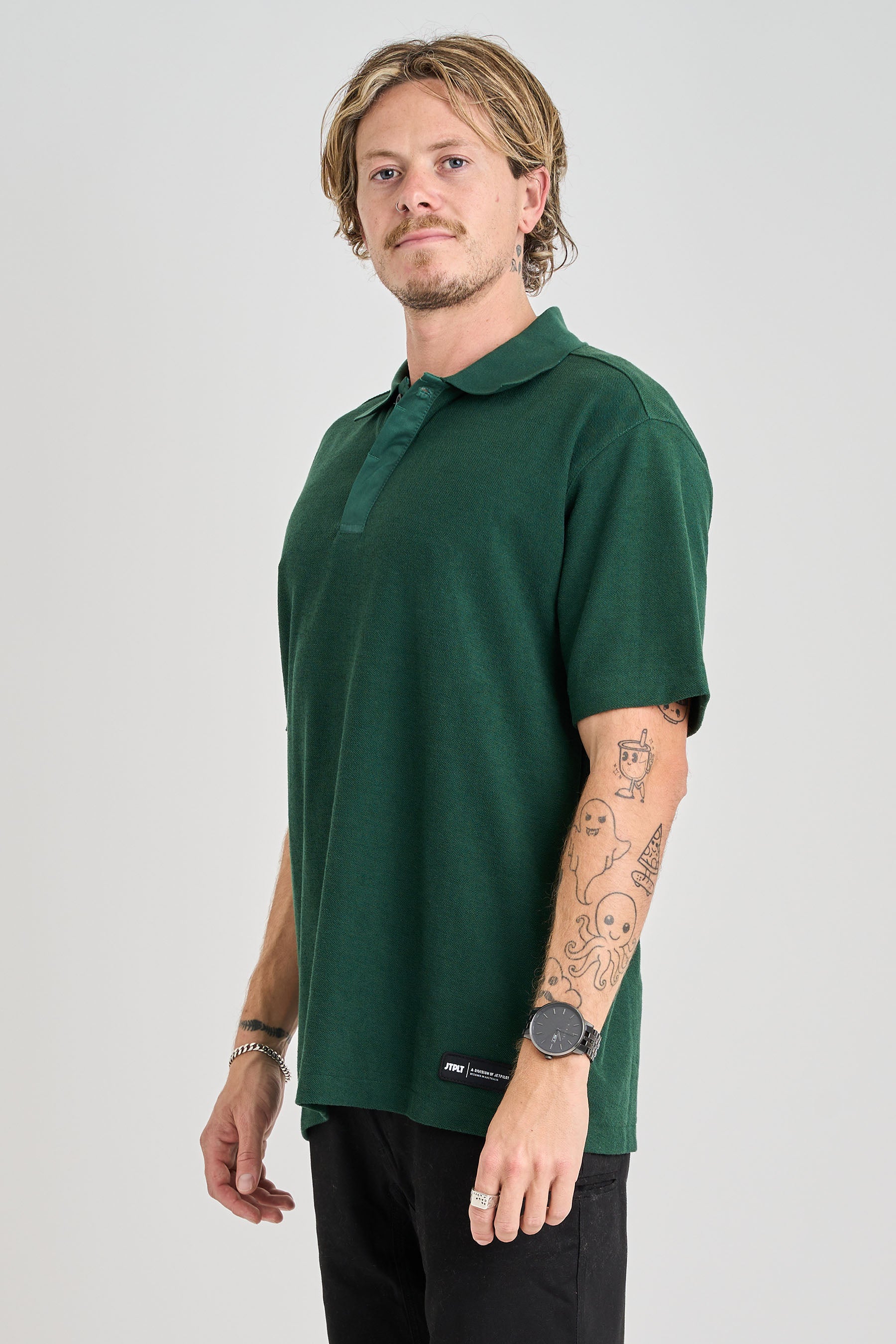 Jetpilot Felix Polo - Forest Green