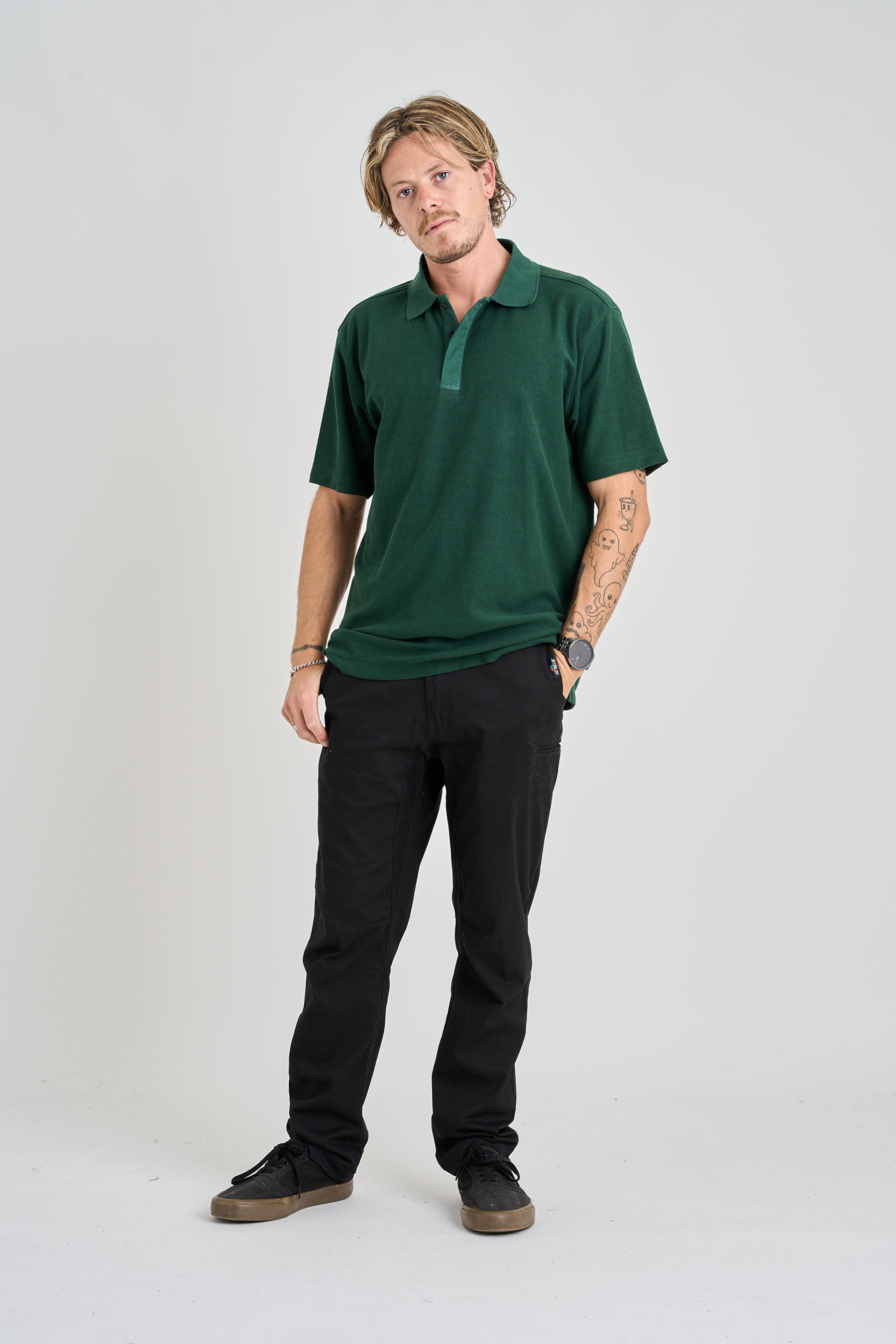 Jetpilot Felix Polo - Forest Green