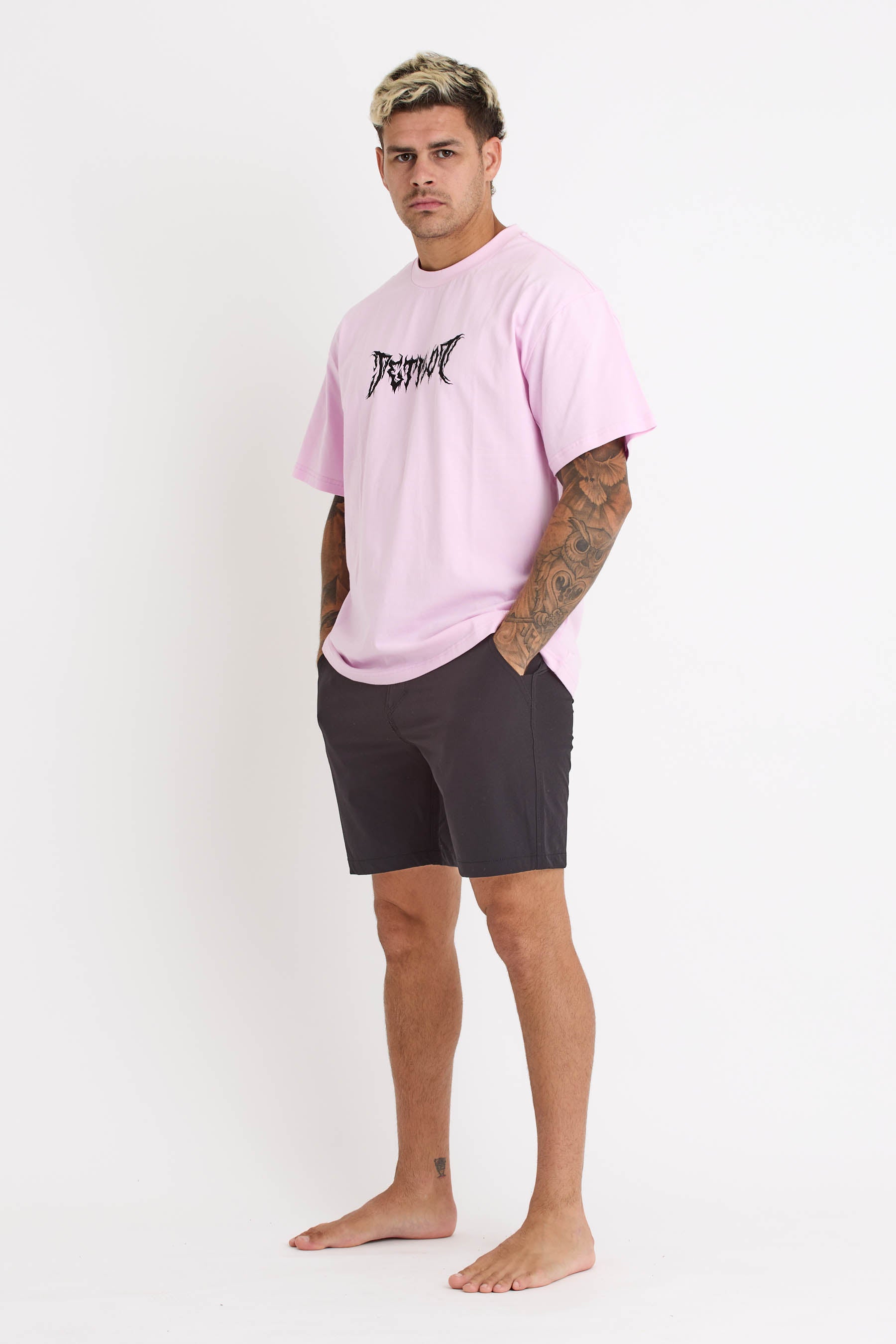 S24609 Jetpilot Resistance Ss Tee - Pink - 2