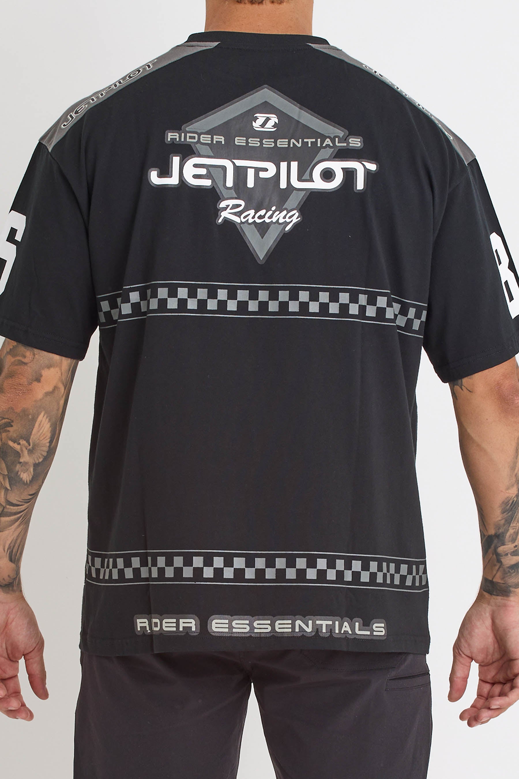 S24612 Jetpilot Racing Shirt - Black - 4