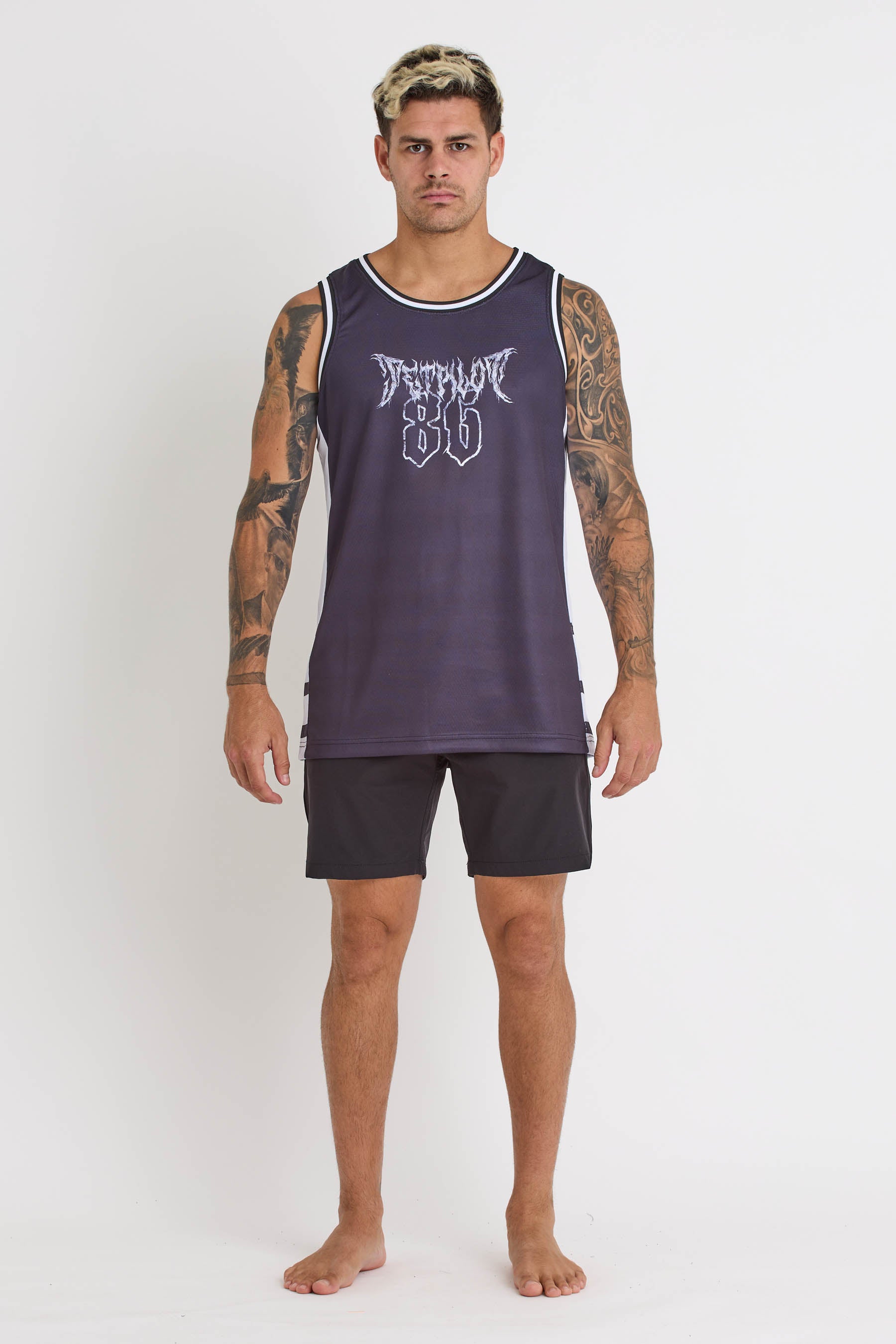 S24613 Jetpilot Resistance Singlet - Black - 1