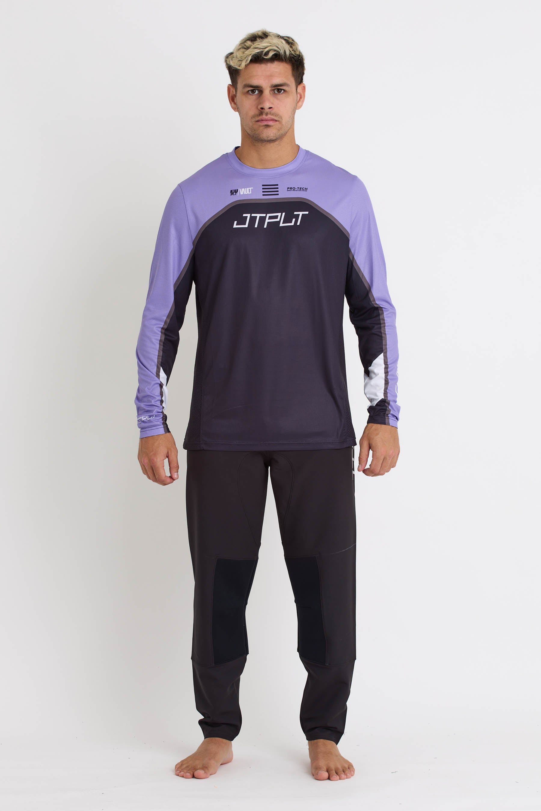 S24617 Jetpilot Vault Rx Moto Jersey - Purple - 1