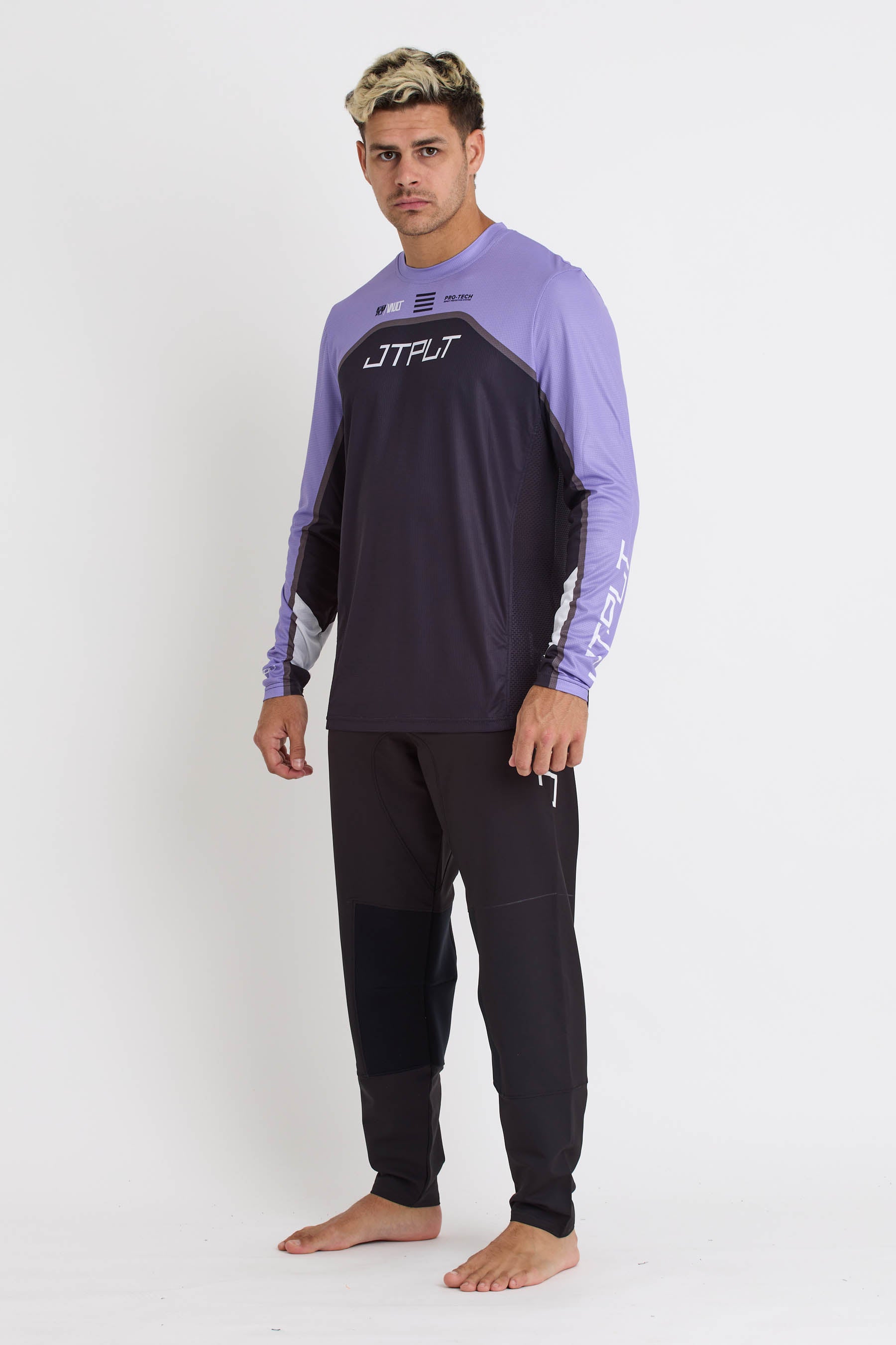 S24617 Jetpilot Vault Rx Moto Jersey - Purple - 2