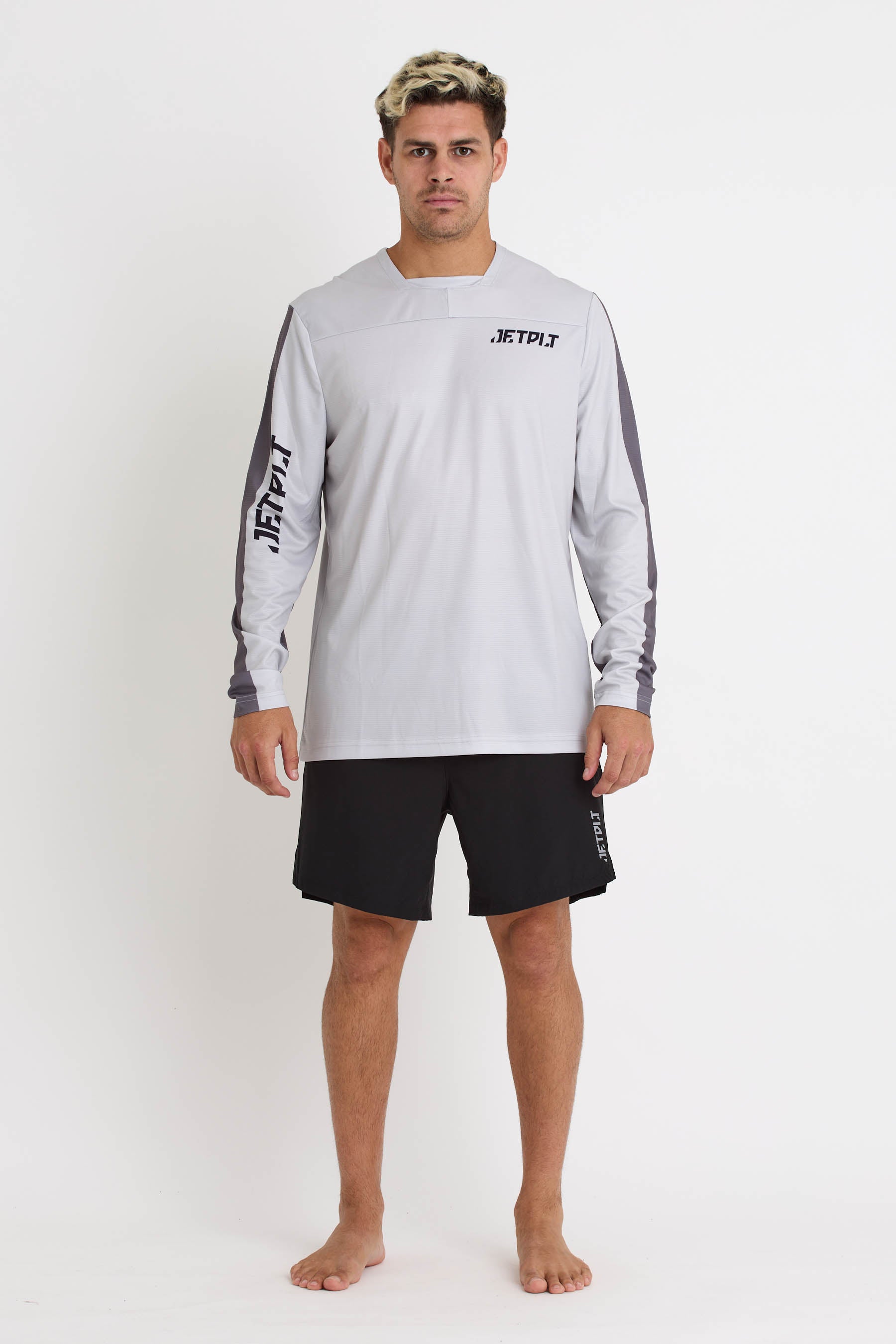 S24620 Jetpilot UV LS Jersey - Grey -1