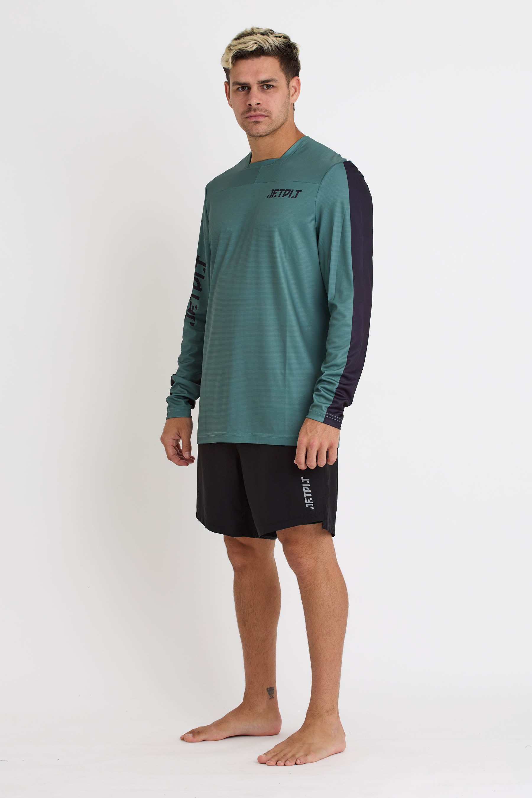 S24620 Jetpilot UV LS Jersey - SAGE -2