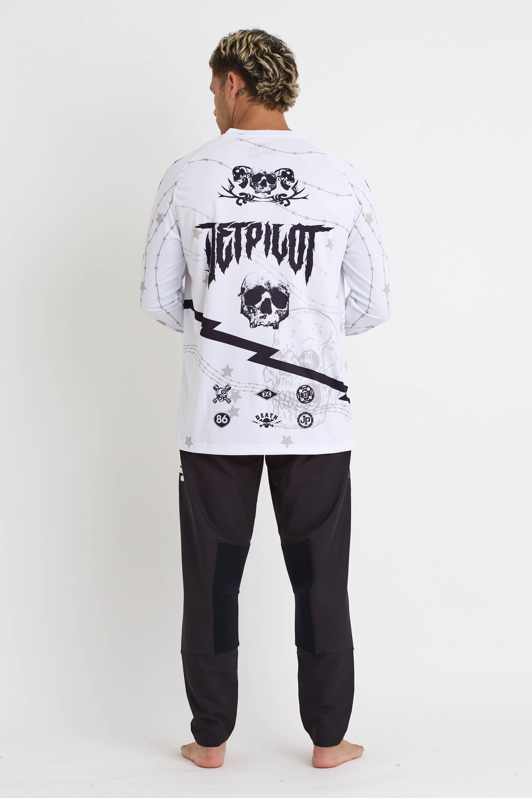 S24621 Jetpilot Thrillseekeer Jersey - White - 3