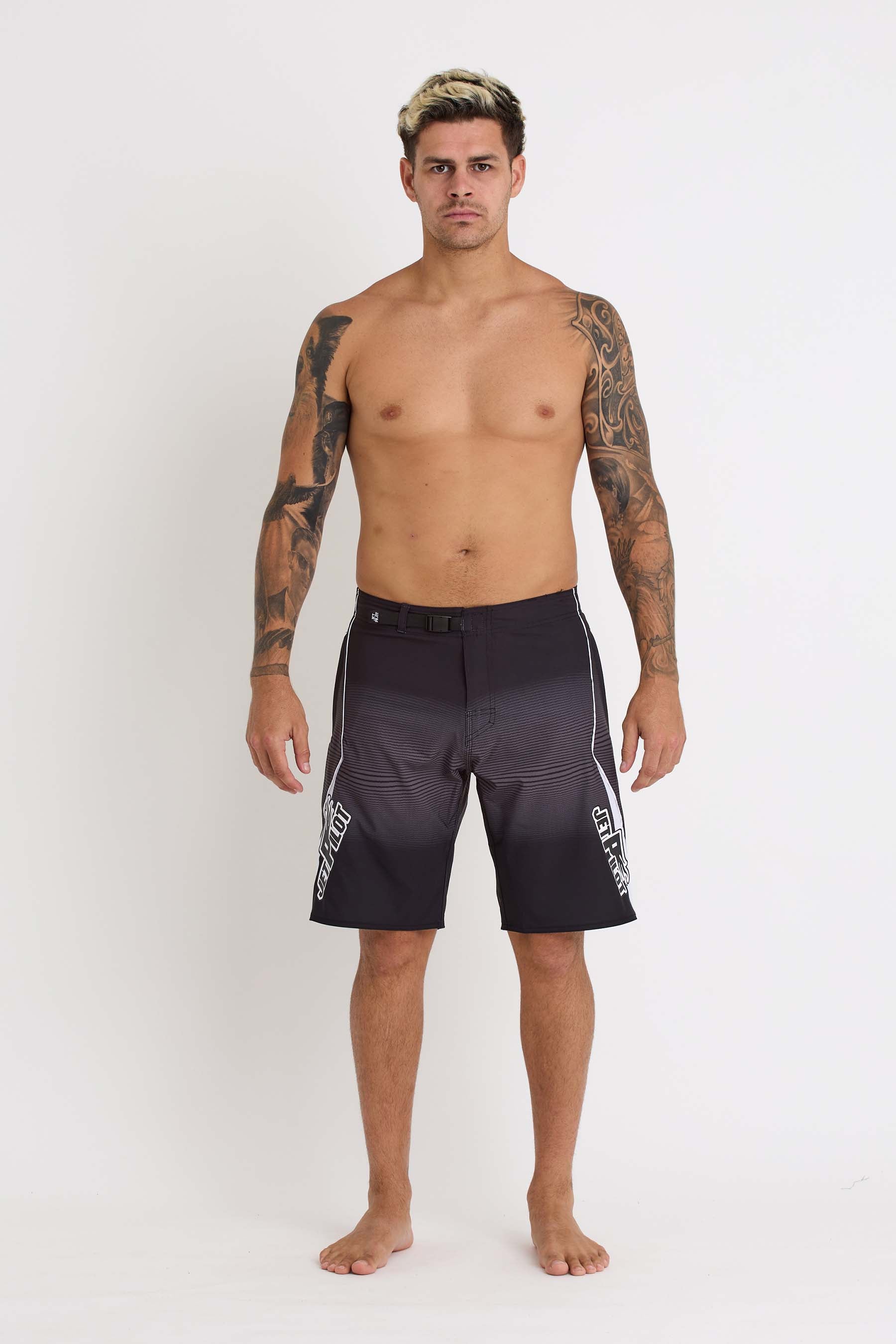 S24904 Jetpilot Pulse Streamliner Boardshort - Black - 1