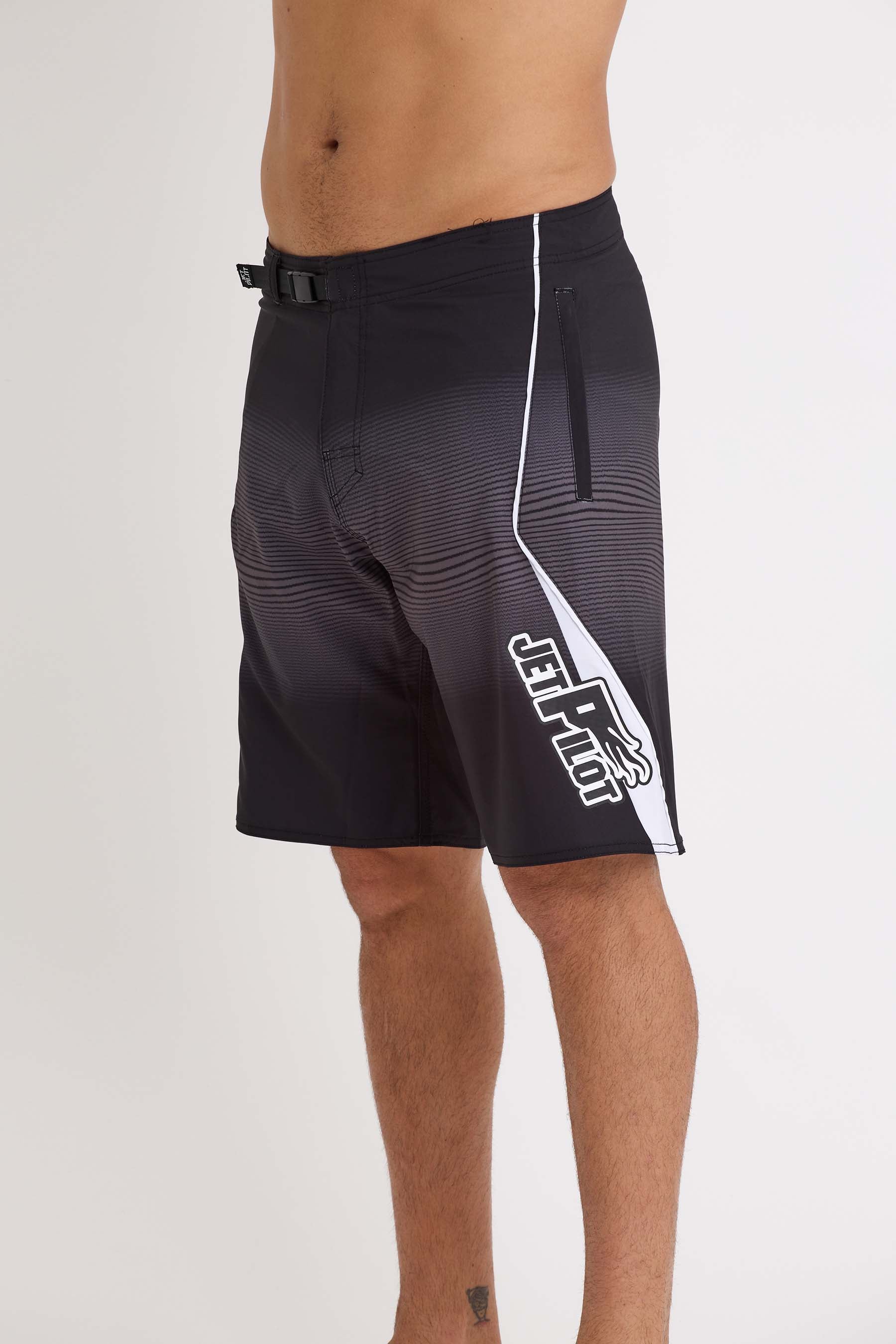 S24904 Jetpilot Pulse Streamliner Boardshort - Black - 3