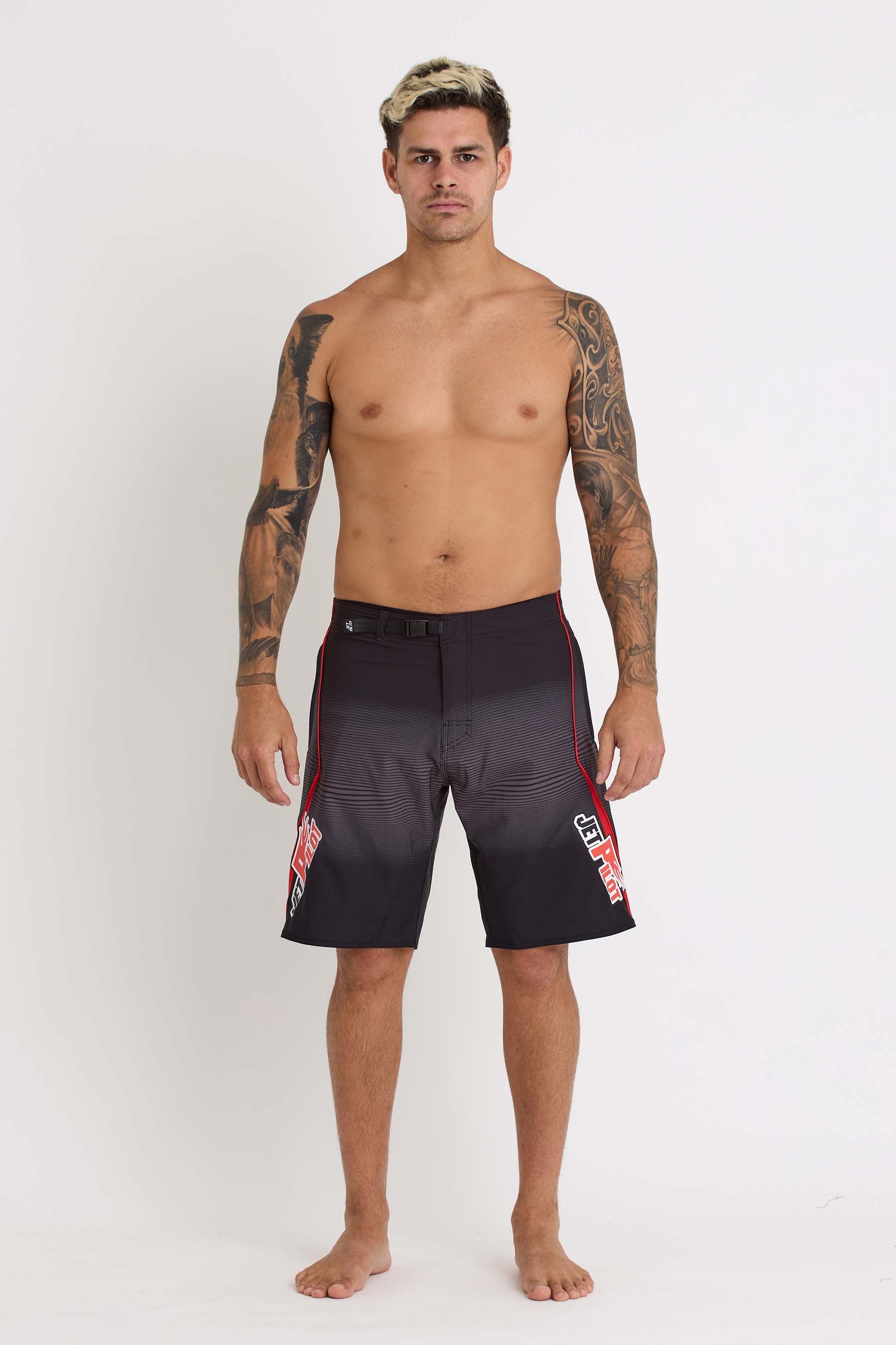 S24904 Jetpilot Pulse Streamliner Boardshort - RED - 1