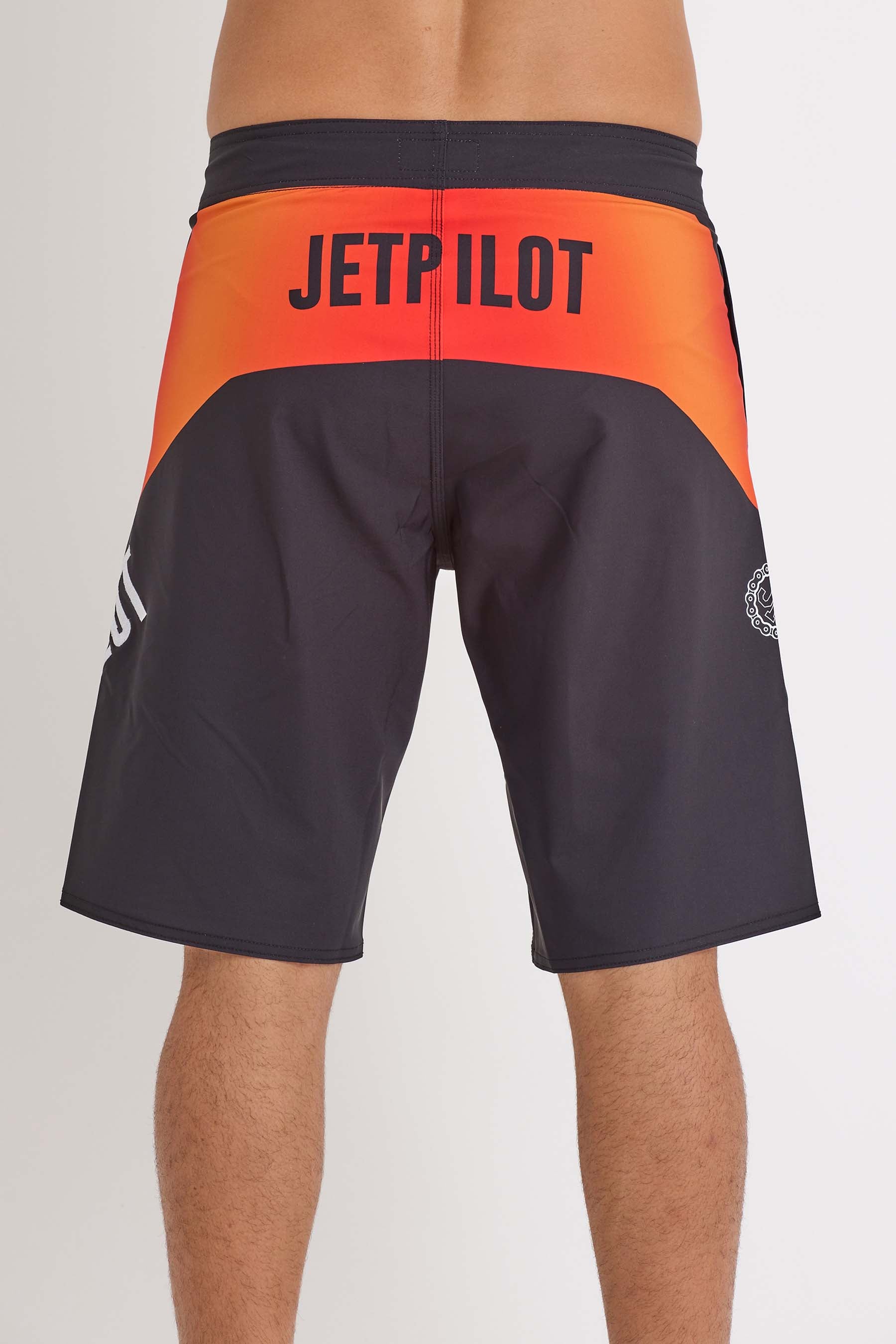 S24906 Jetpilot Vintage Flames Boardshort - Black - 4