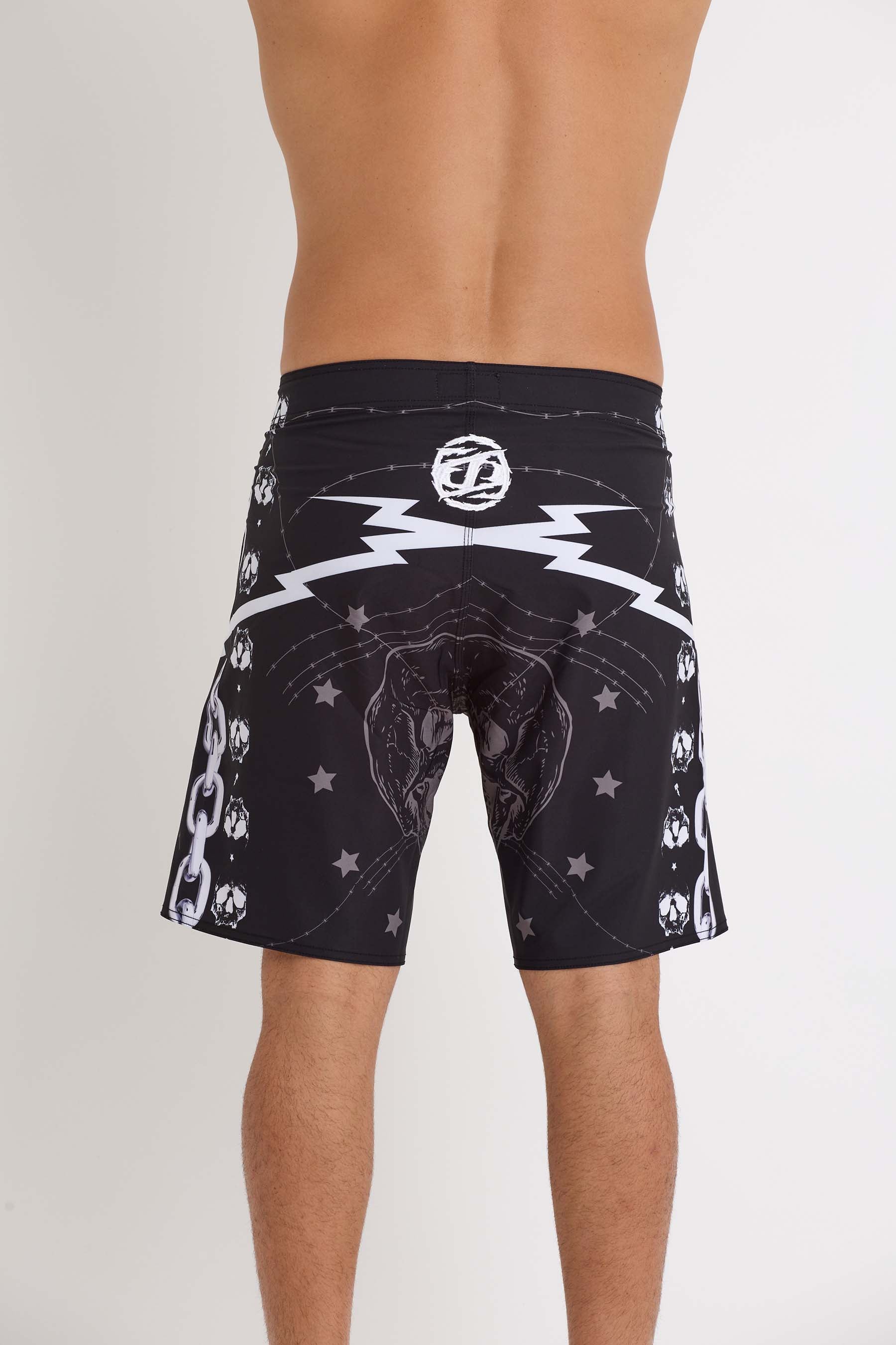 S24908 Jetpilot Thrillseeker Boardshort - Black - 4