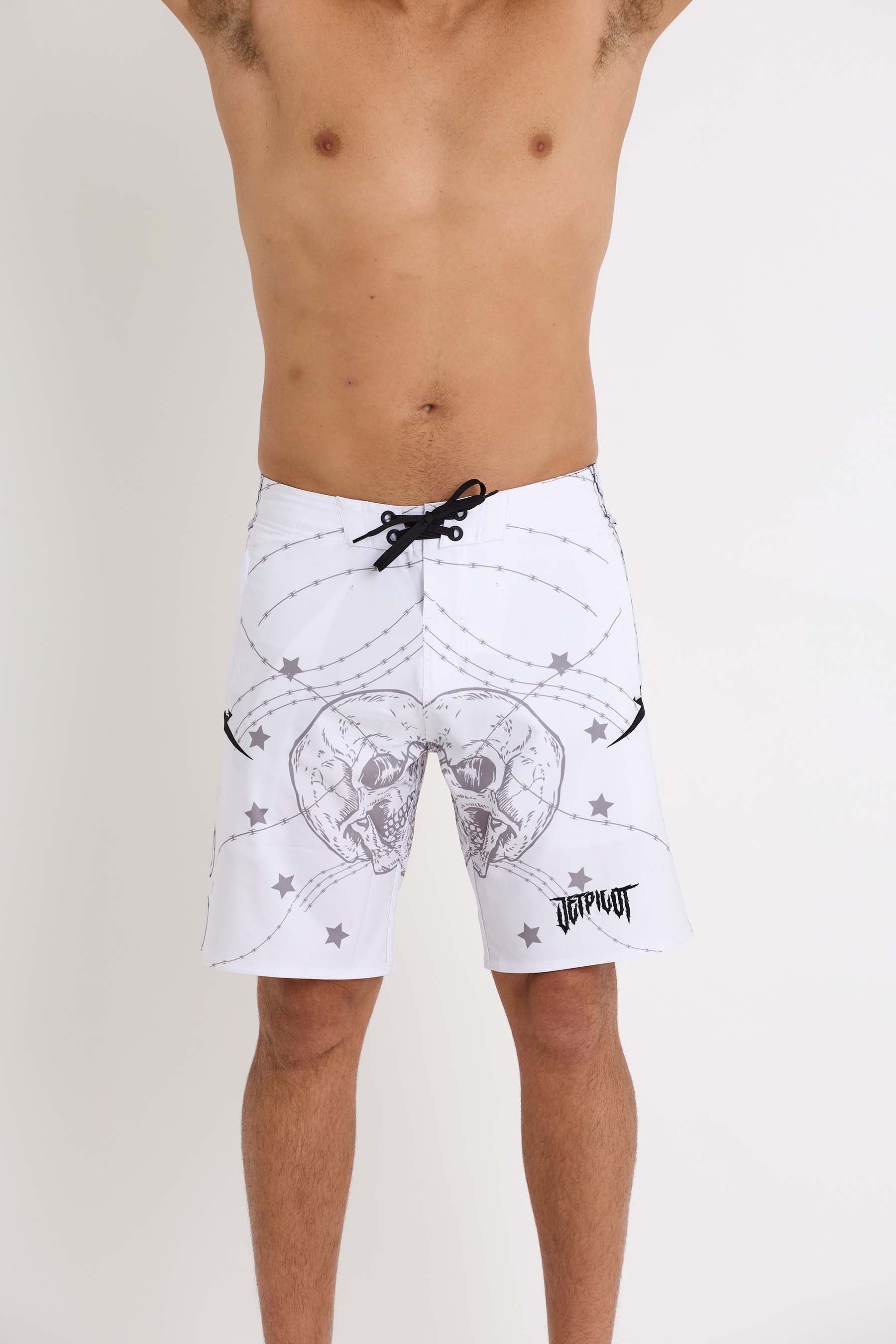 S24908 Jetpilot Thrillseeker Boardshort - White - 2