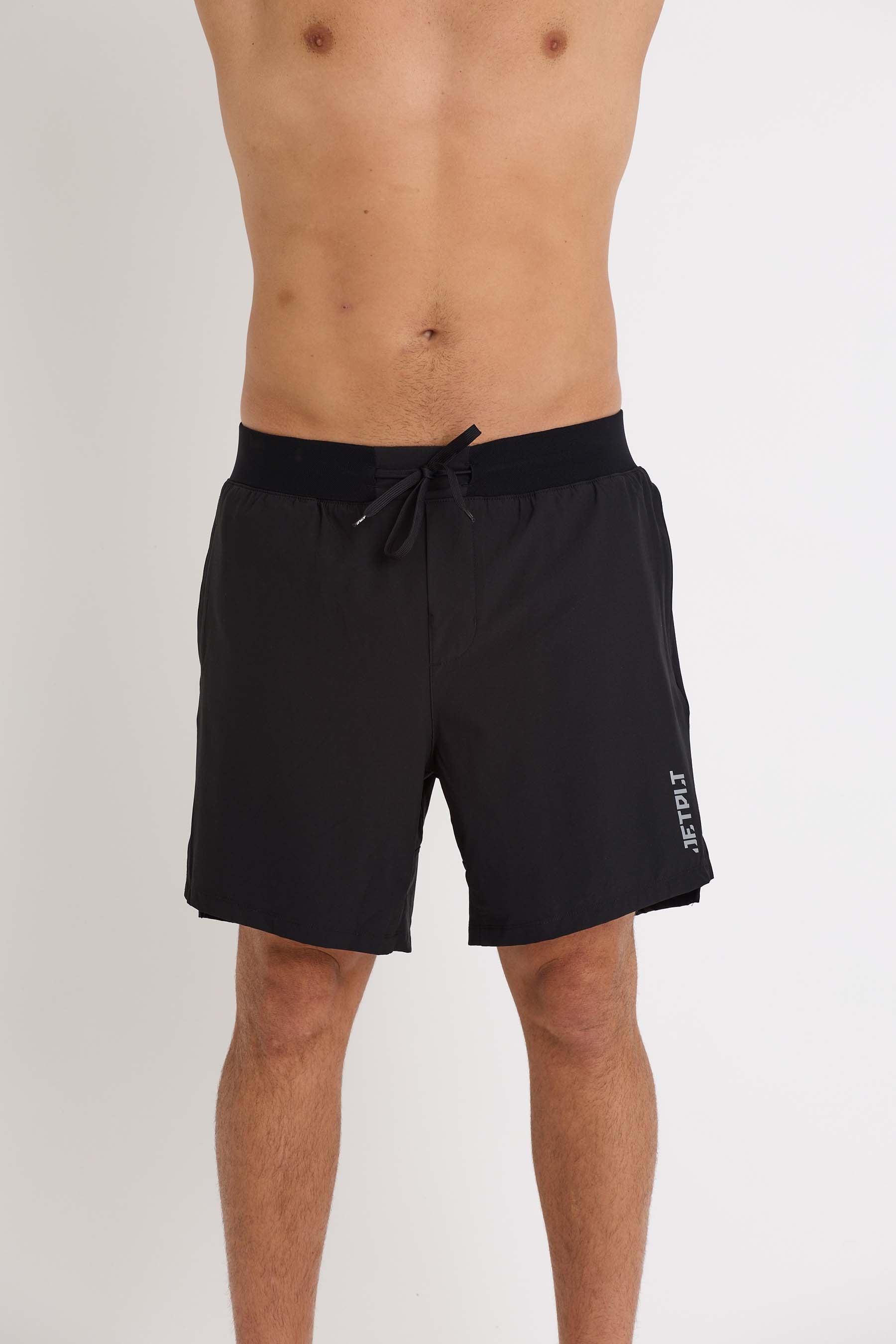 S24915 Jetpilot Rideshort Lycra - Black - 2