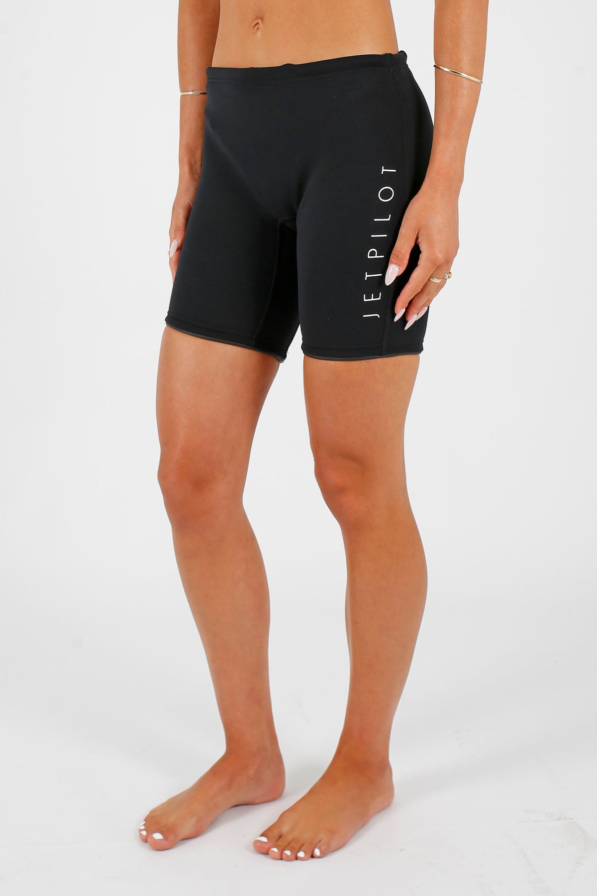 Jetpilot Corp 7" Ladies Wetsuit Shorts - Black