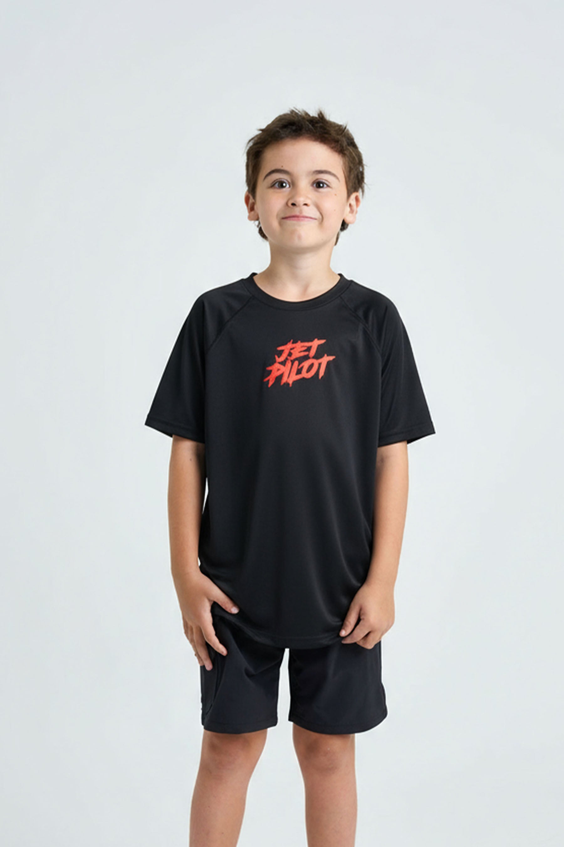 Jetpilot Yowie Kids Tee - Black — image 2
