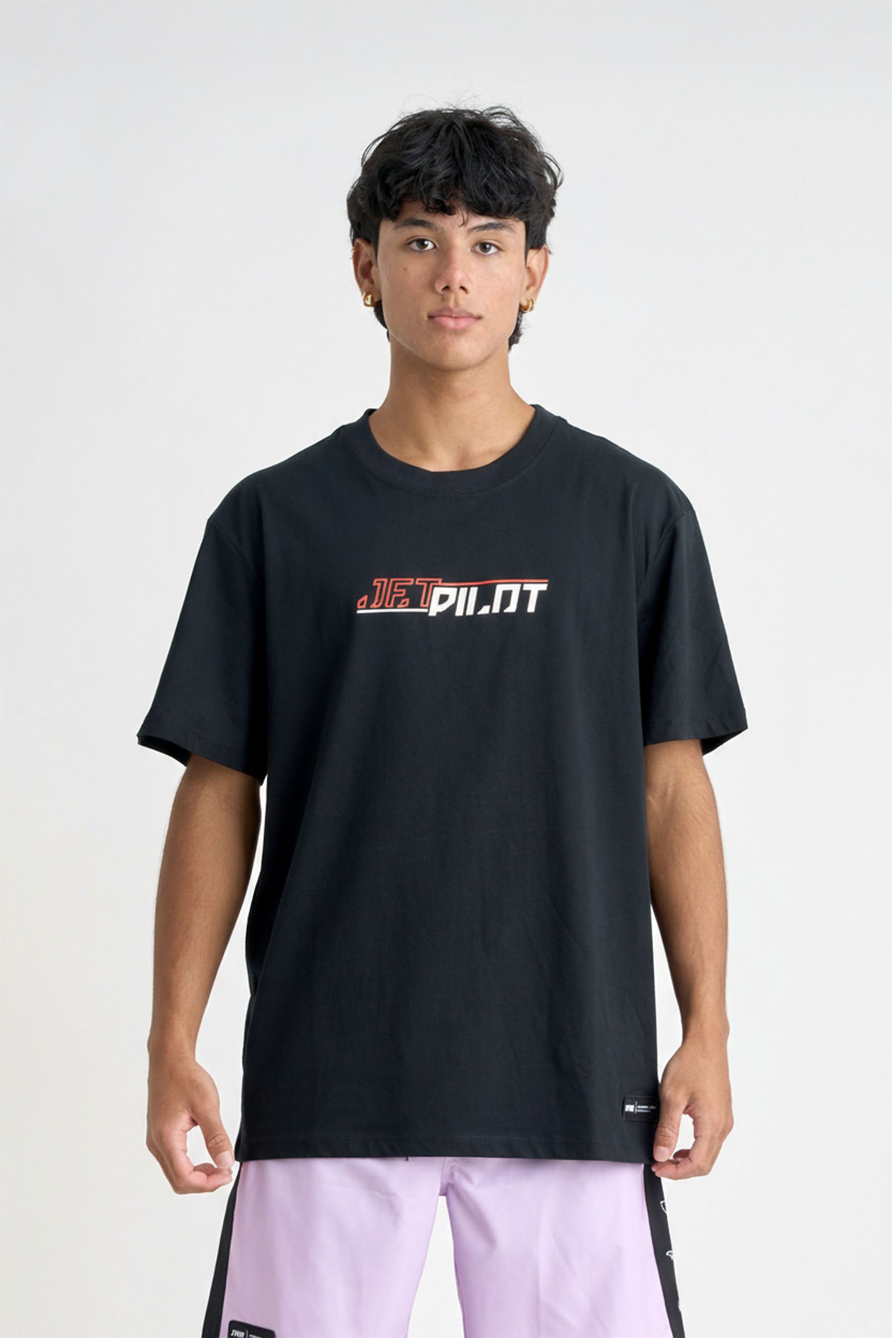 Jetpilot Two Tone Tee - Black — image 2