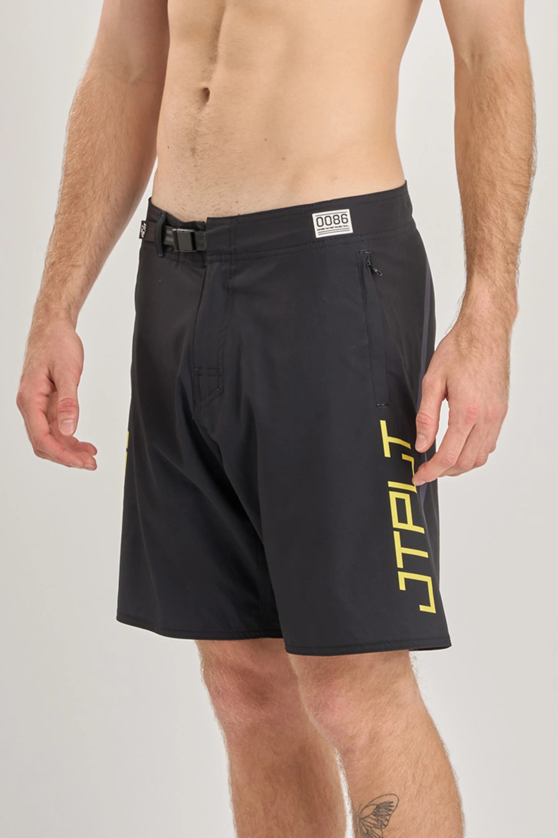 Jetpilot Vault Boardshort - Black/Yellow 3
