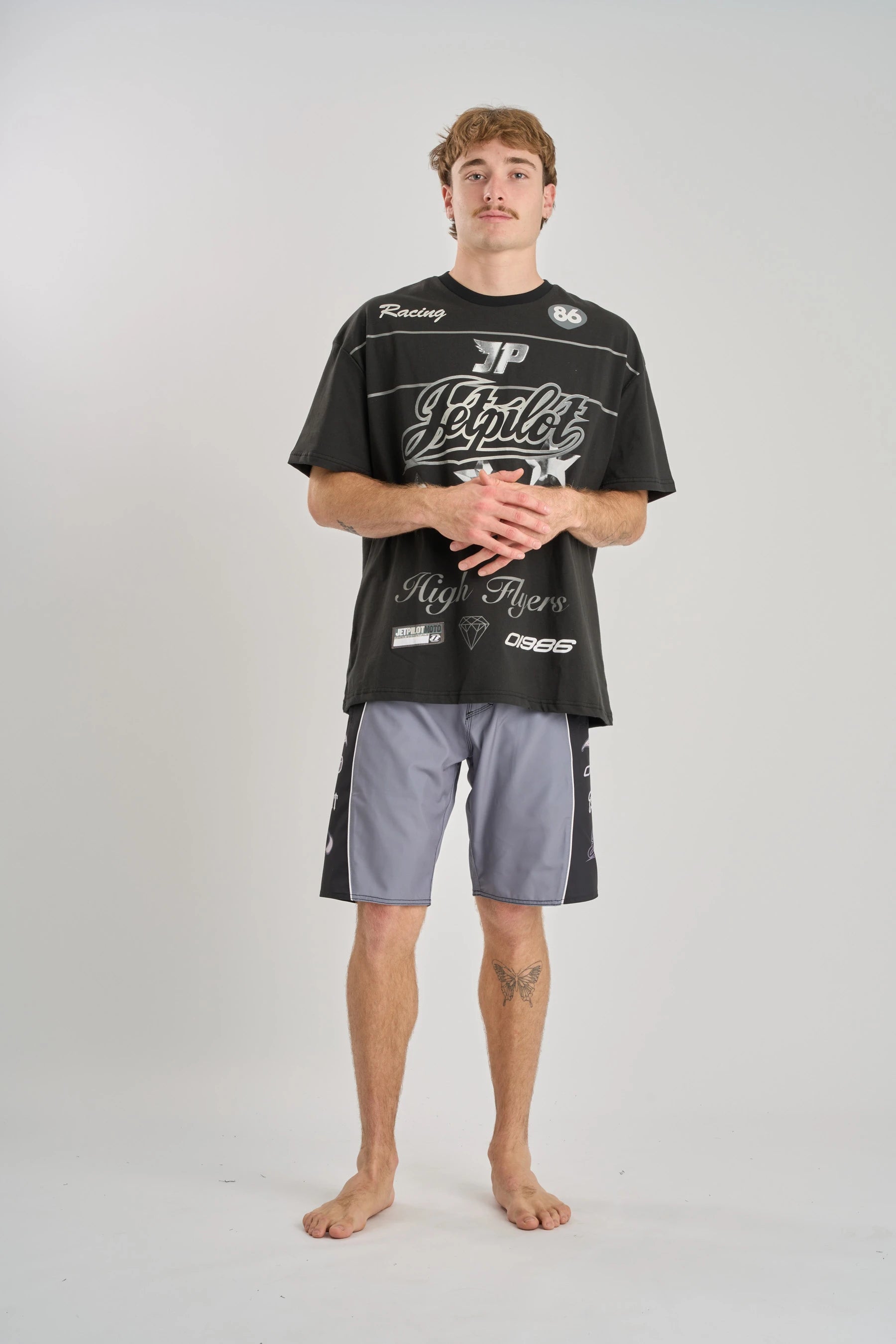 Jetpilot High Flyer Boardshort - Grey 2